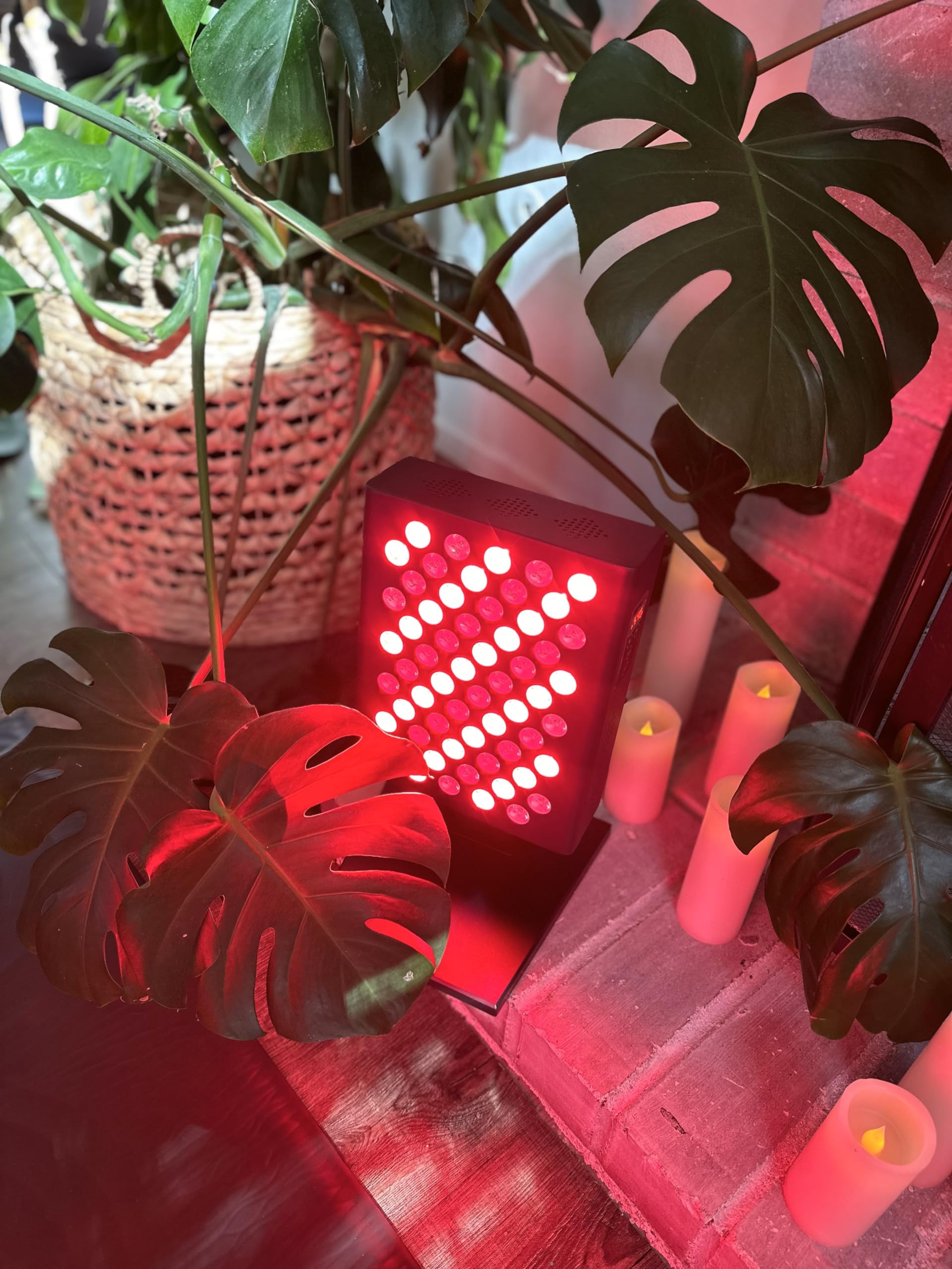 ADVARAYS Red Light Therapy Lamp: Infrared Heating Pad Pain Relief for Body 60 LEDs Panel Red Light - AB Mystery