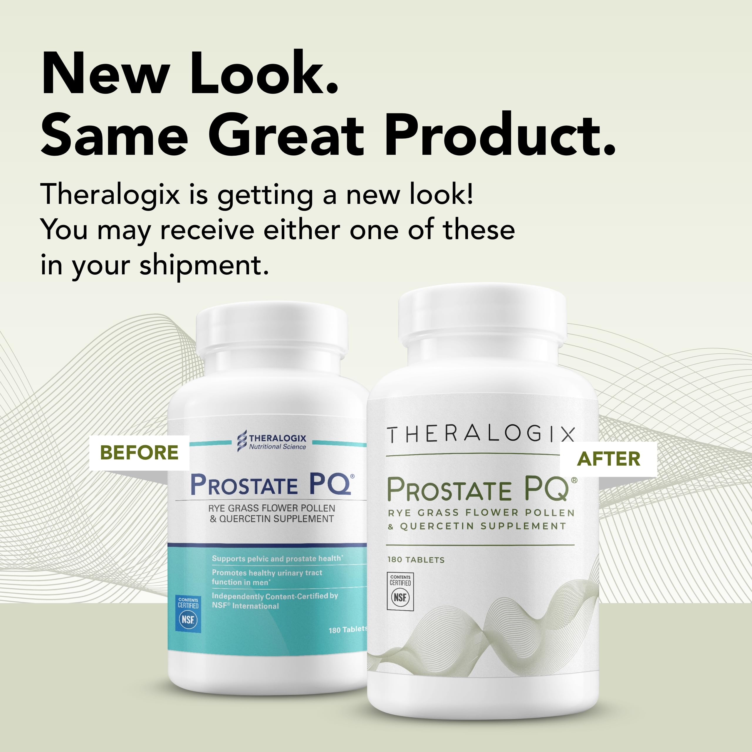 Theralogix Prostate PQ - Rye Grass Pollen Extract & Quercetin Supplement - 90-Day - AB Mystery