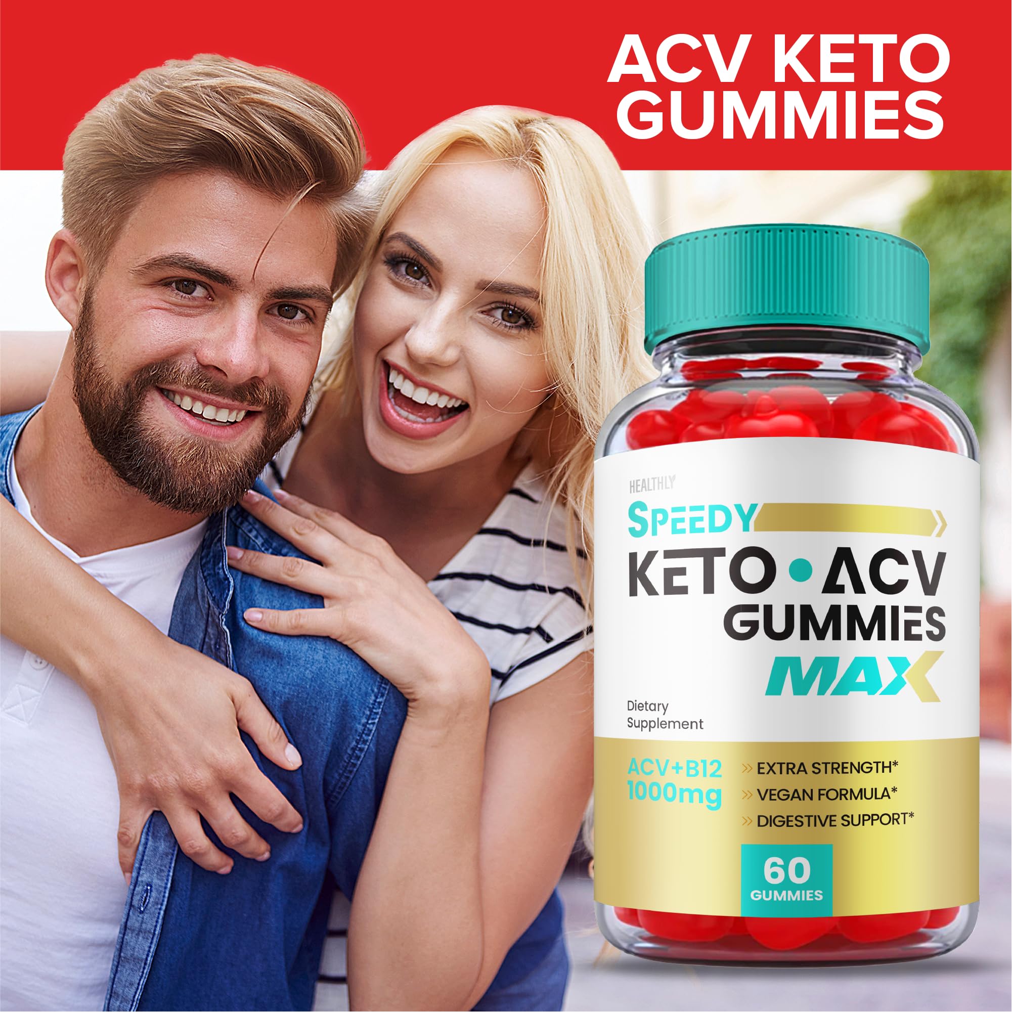 (5 Pack) Speedy Keto ACV Gummies Maximum Strength, Speedy Keto Plus ACV Gummies - AB Mystery
