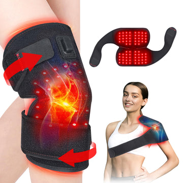 Red Light Therapy for Knee, 660nm Red Light and 850nm Near Infrared Light Therapy Device