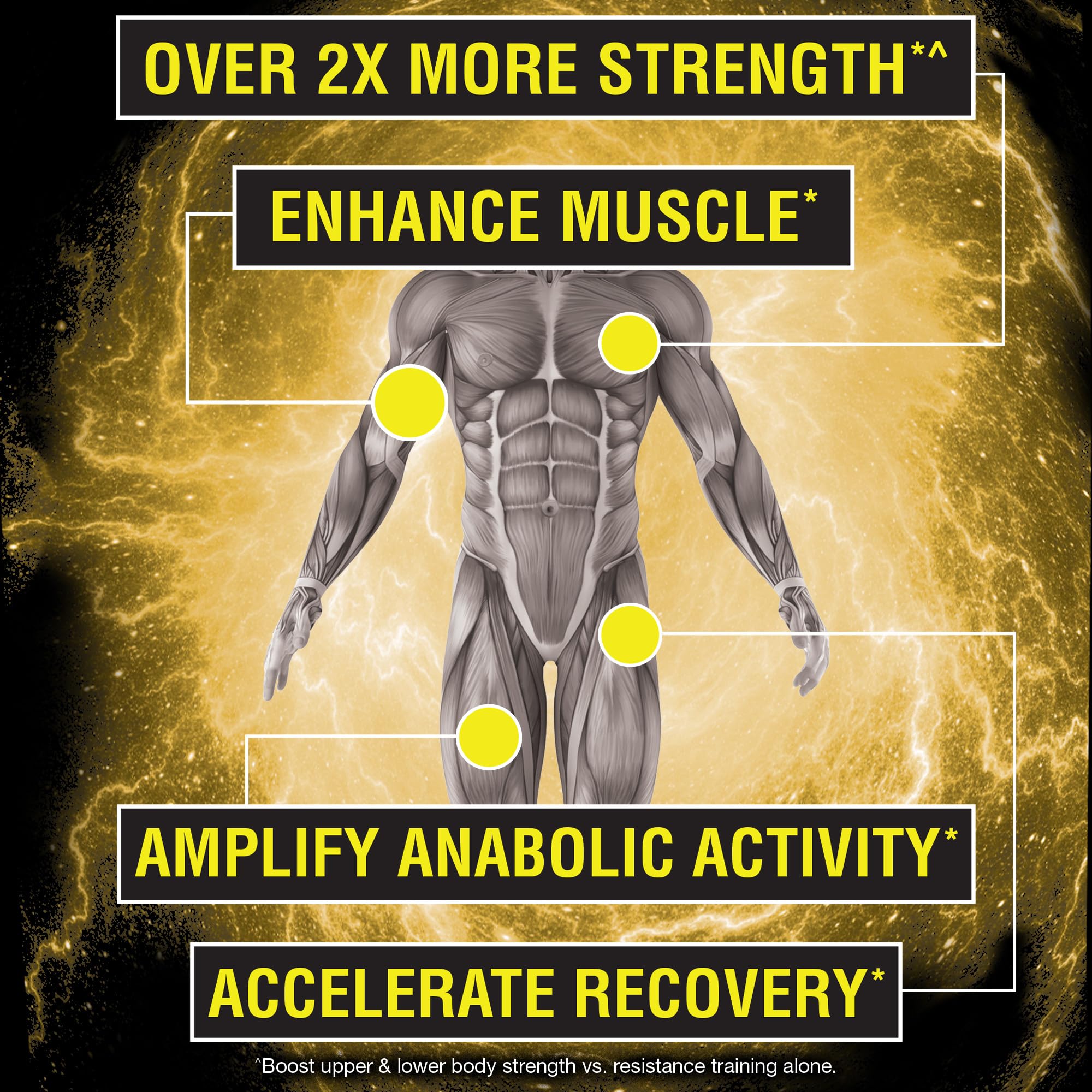 Nugenix Catalyst - Enhanced Muscle Builder and Muscle Recovery, Train Harder, Increase - AB Mystery