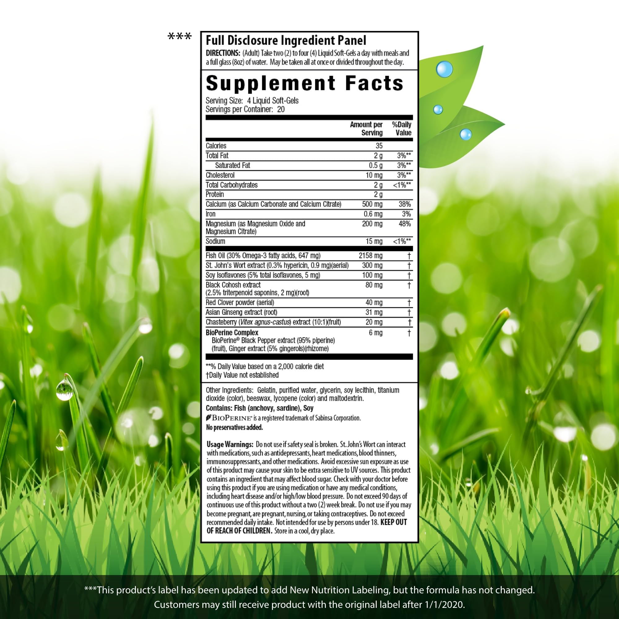 Irwin Naturals EstroPause Menopause & Women's Health Support Supplement - AB Mystery