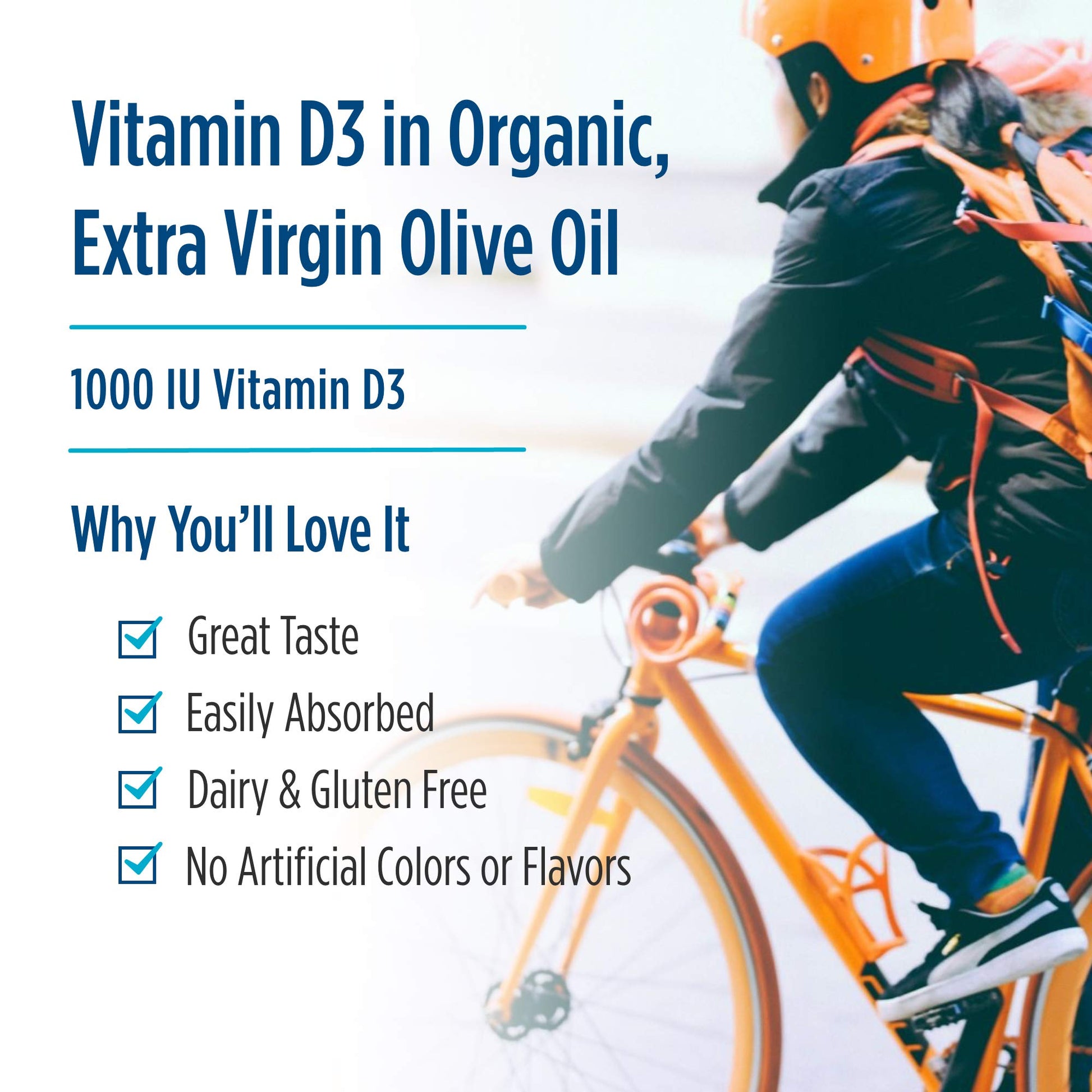 Nordic Naturals Vitamin D3 1000, Orange - 120 Mini Soft Gels - 1000 IU Vitamin D3 - AB Mystery