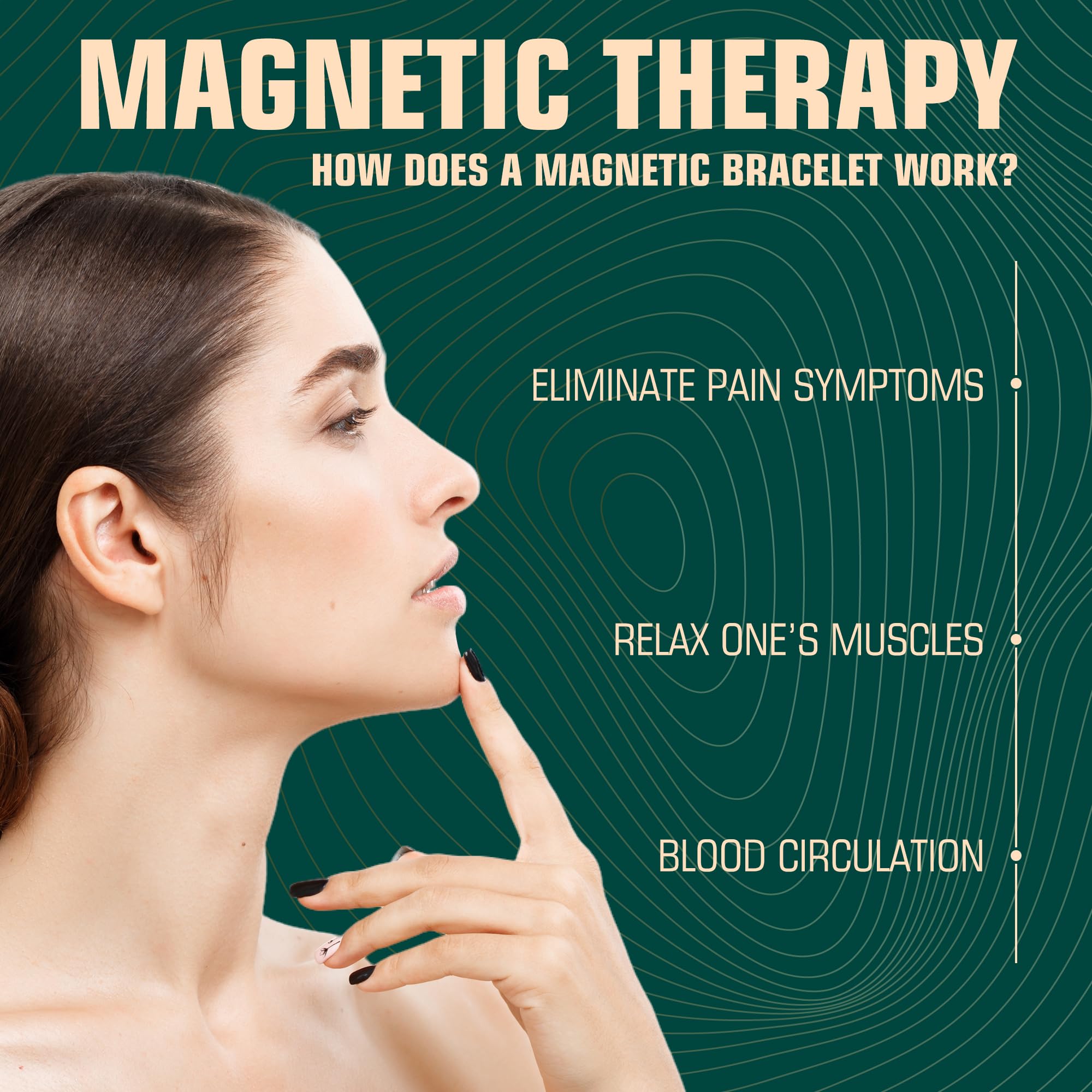 FASCIO Copper Bracelets and Copper Ring for Women Men,Adjustable Magnetic Lymphatic - AB Mystery