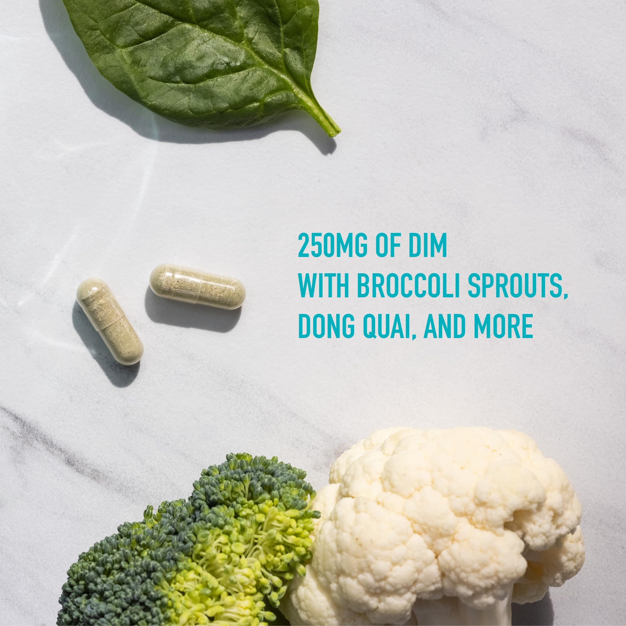 DIM Supplement Complex 250 mg | Estrogen Balance for Women | Hormone Menopause Relief - AB Mystery