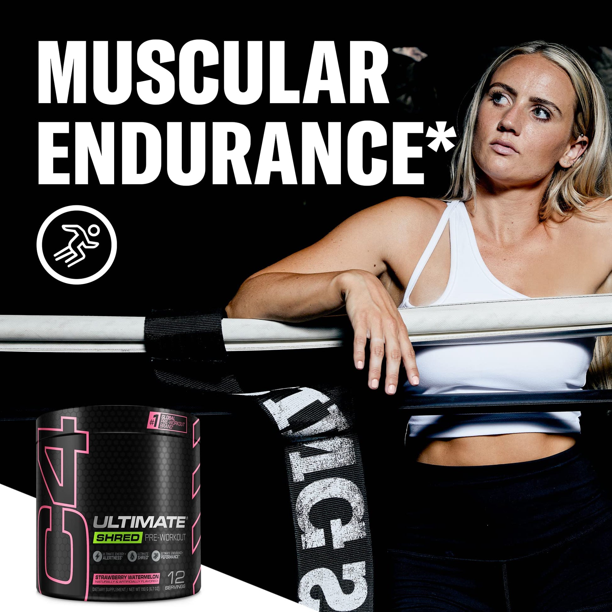 Cellucor C4 Ultimate Shred Pre Workout Powder, Fat Burner for Men & Women, Weight Loss - AB Mystery