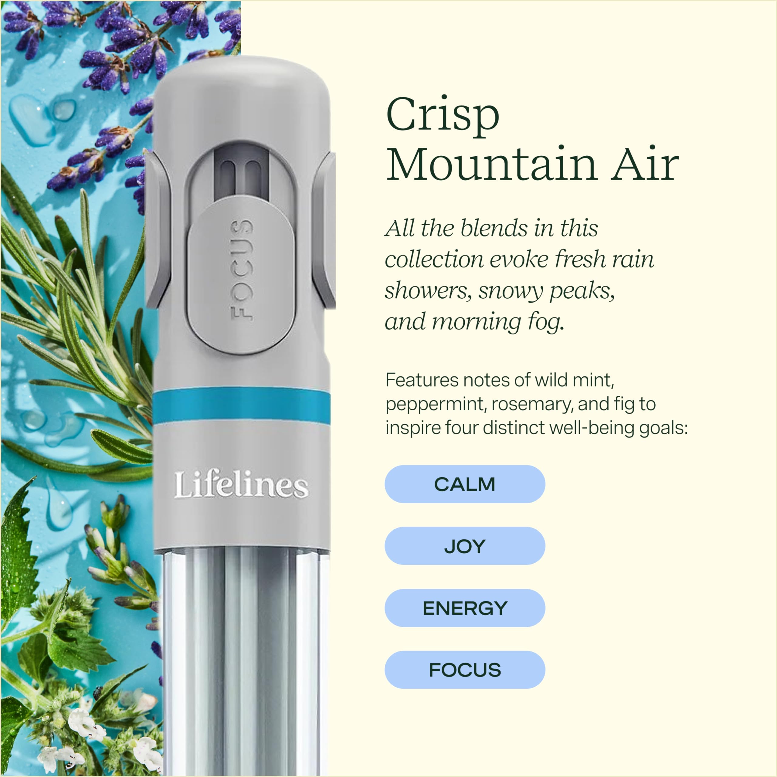 Pen Diffuser in Crisp Mountain Air Essential Oil Blends - Elegant 1.0mm Ballpoint Tip - Black Pen - AB Mystery