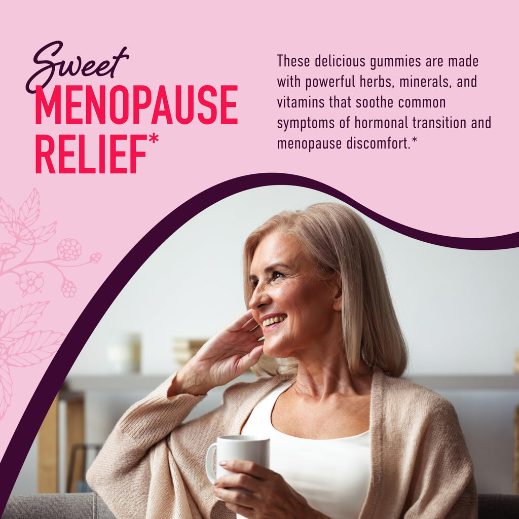 Menopause Support Gummies | Hormone Balance Relief for Hot Flashes, Night Sweats, Mood Swings - AB Mystery