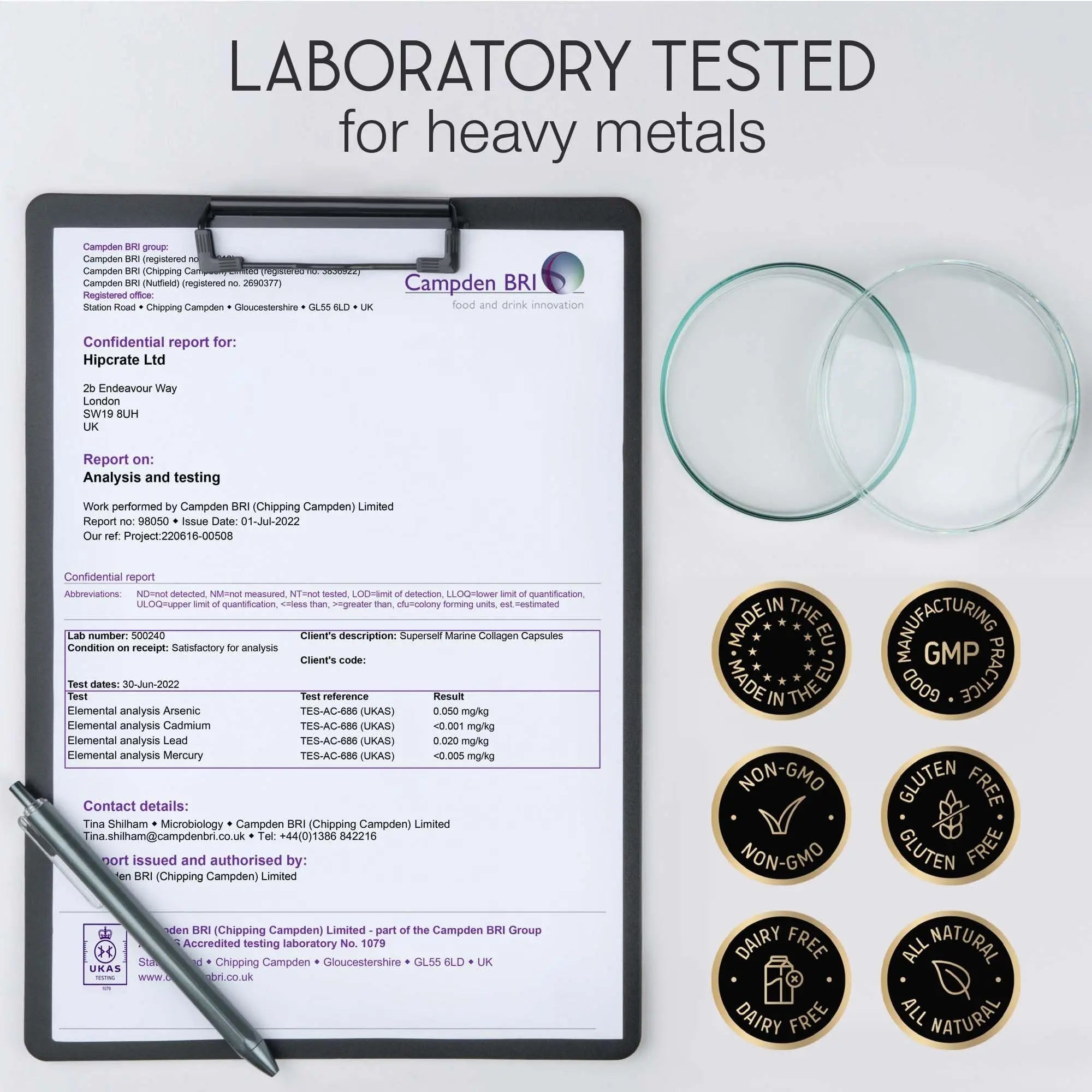 Marine Collagen Capsules 2400mg - with Hyaluronic Acid & Vitamin C - High Strength Collagen Supplements for Women & Men SuperSelf