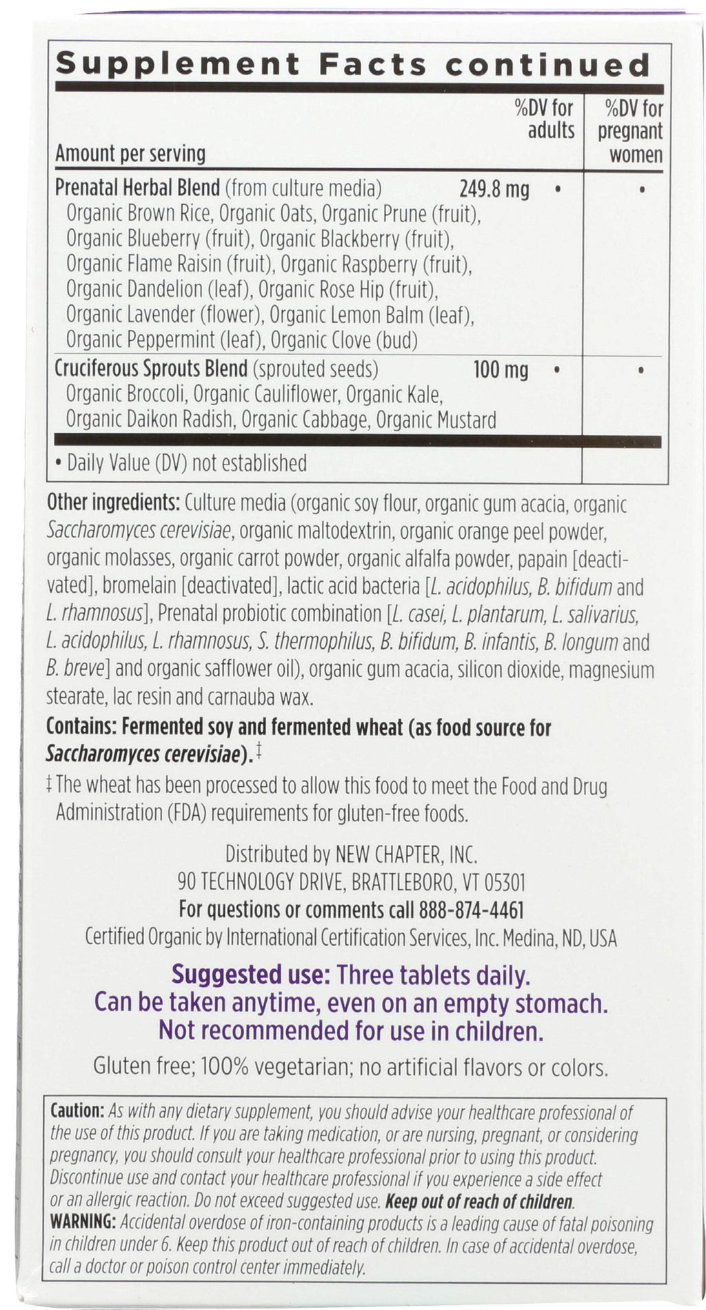 Nc Perfect Prenatal Trimester New Chapter