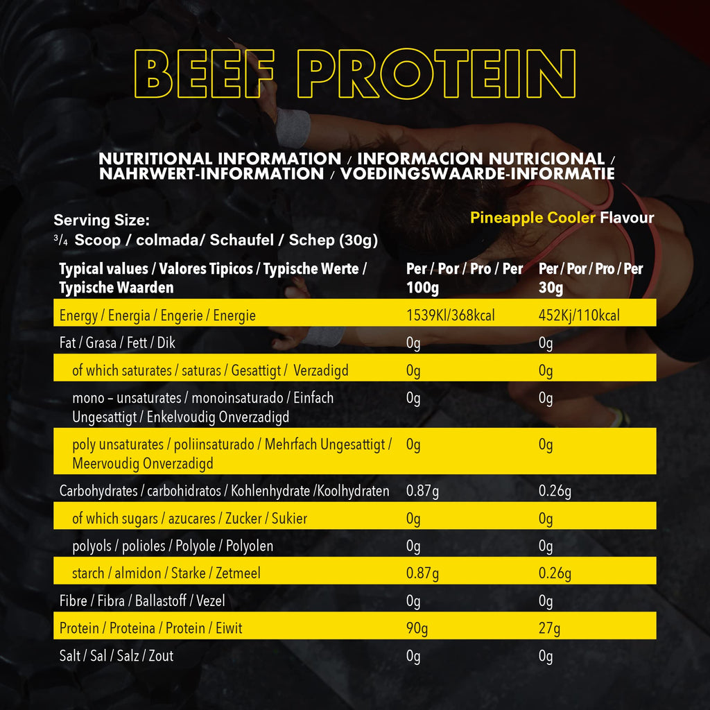 NXT Nutrition Beef Protein Isolate Powder - Protein Powder High in Natural Amino Acids NXT Nutrition