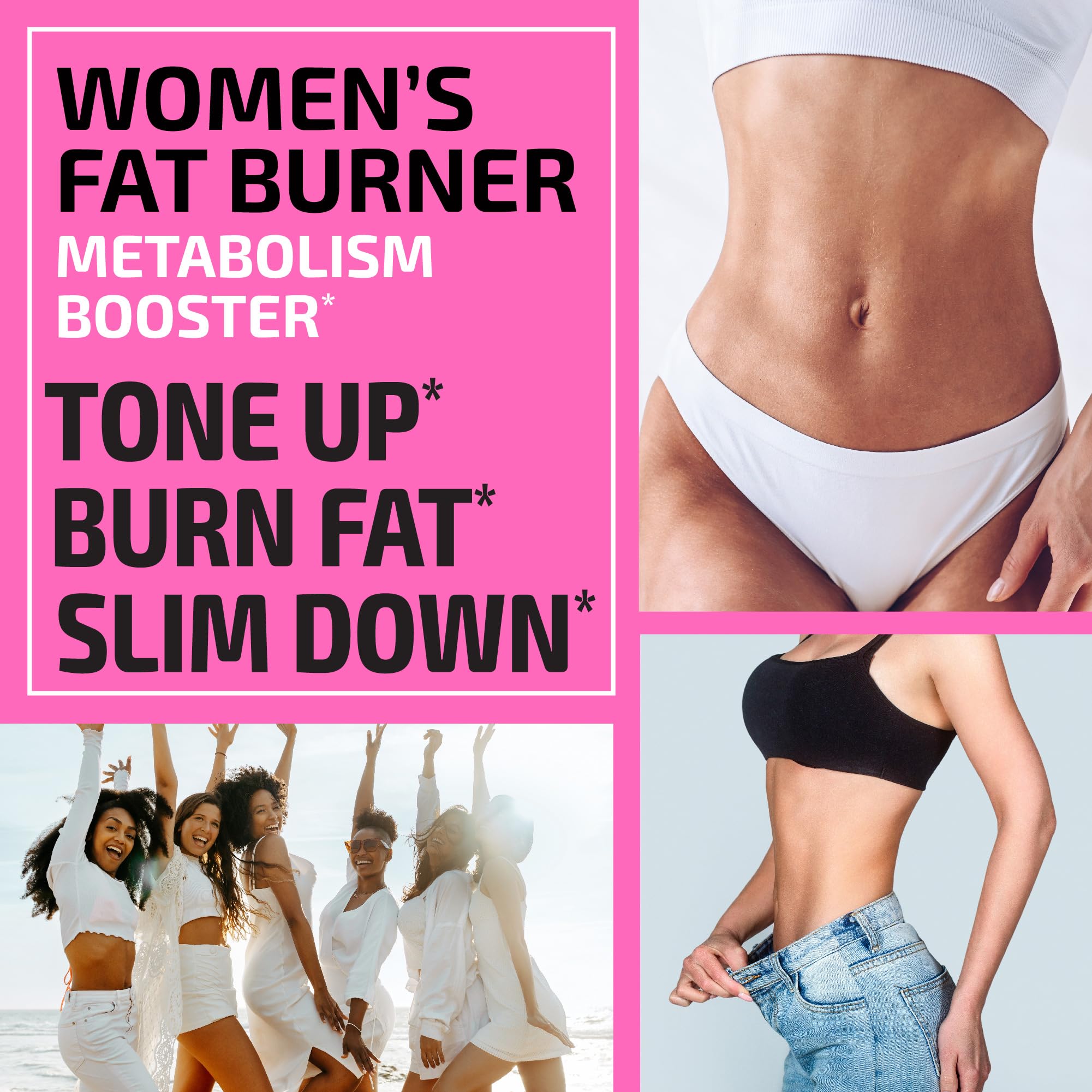 Weight Management Pills for Women | Bloating Relief, Targeted Belly Toning & Appetite - AB Mystery