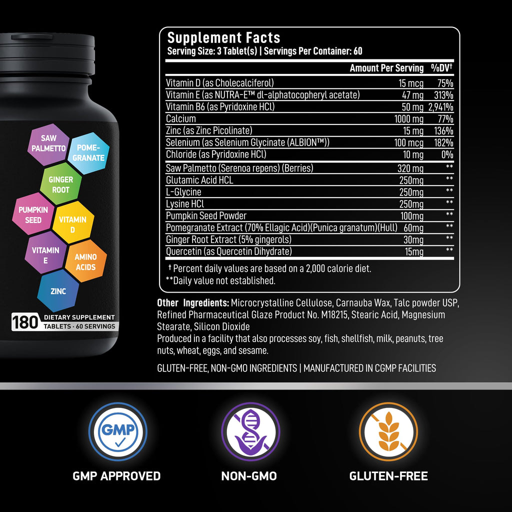 BIOACTIVE LABS Fertility Supplements Prostate Health Supplements Mens Health Bundle BIOACTIVE LABS