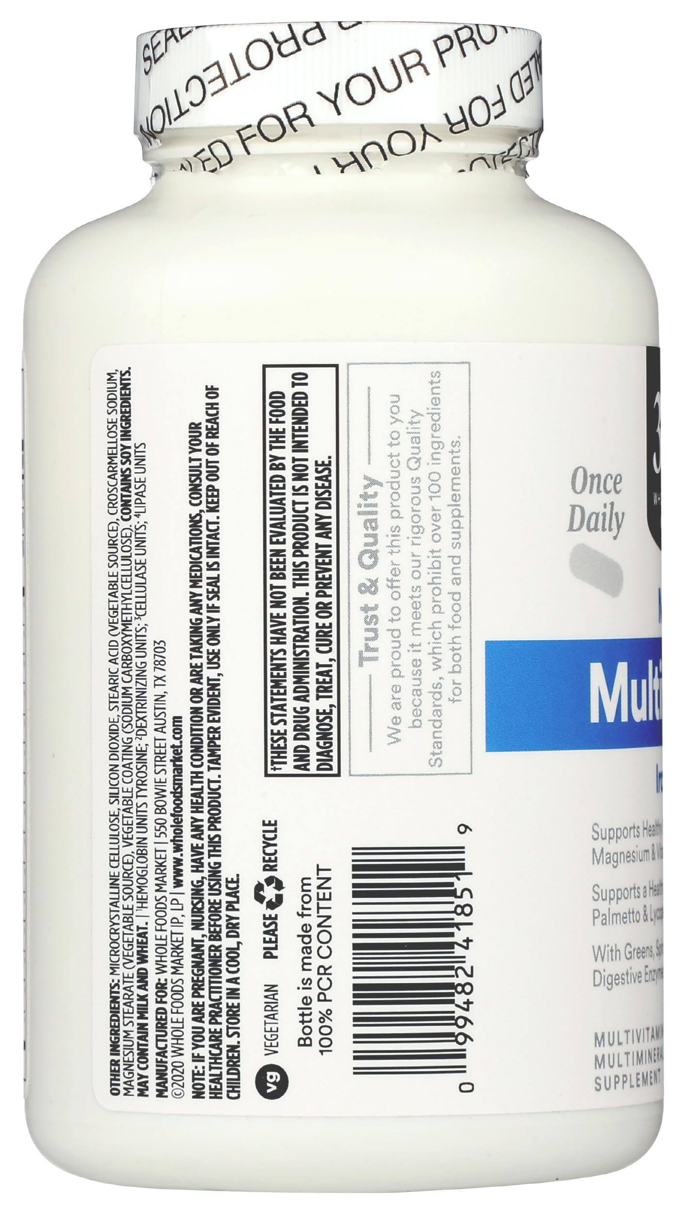 365 by Whole Foods Market, Men's One Daily Multivitamin Tablets, 180 Count - AB Mystery