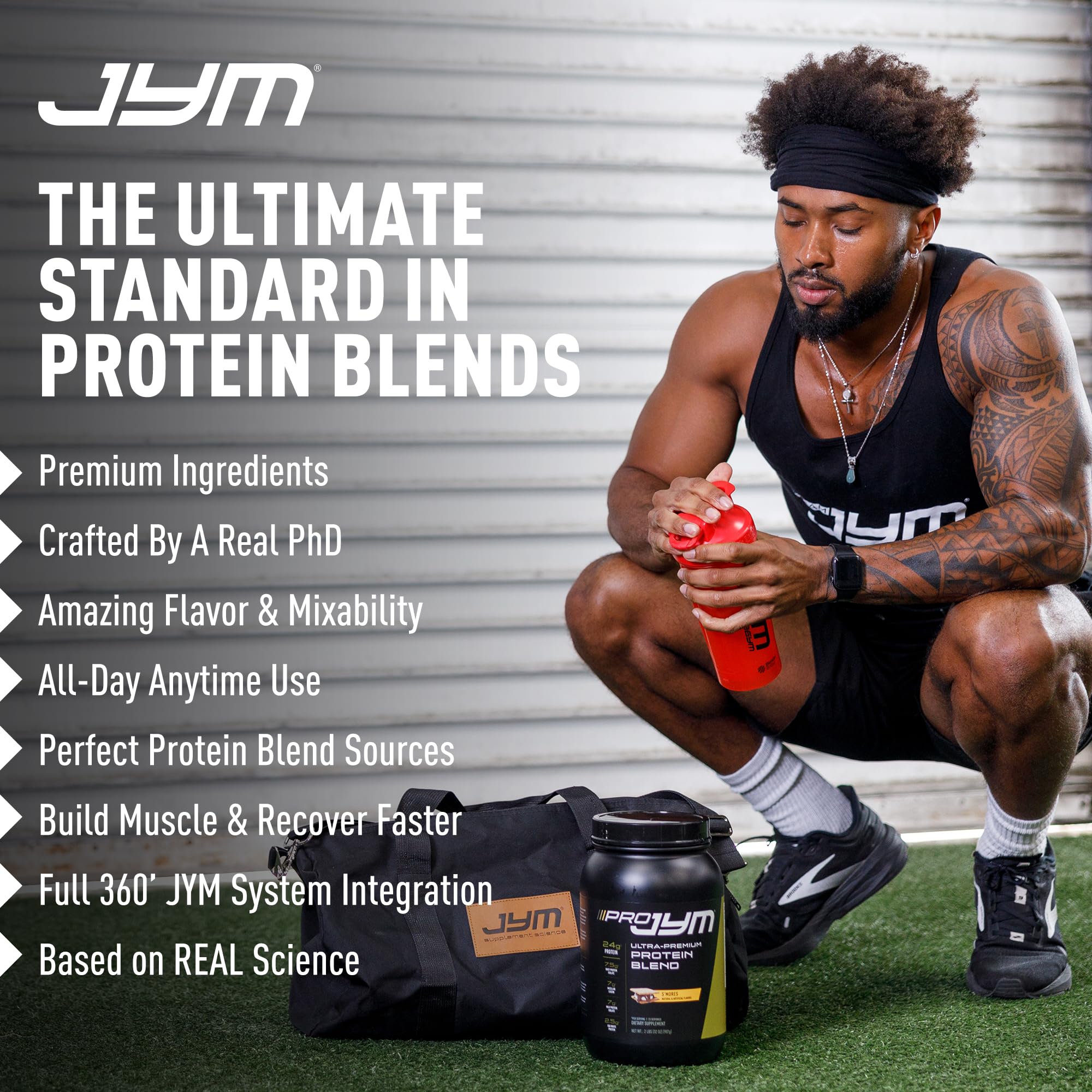 Pro JYM Protein Powder - Egg White, Milk, Whey Protein Isolates & Micellar Casein - AB Mystery