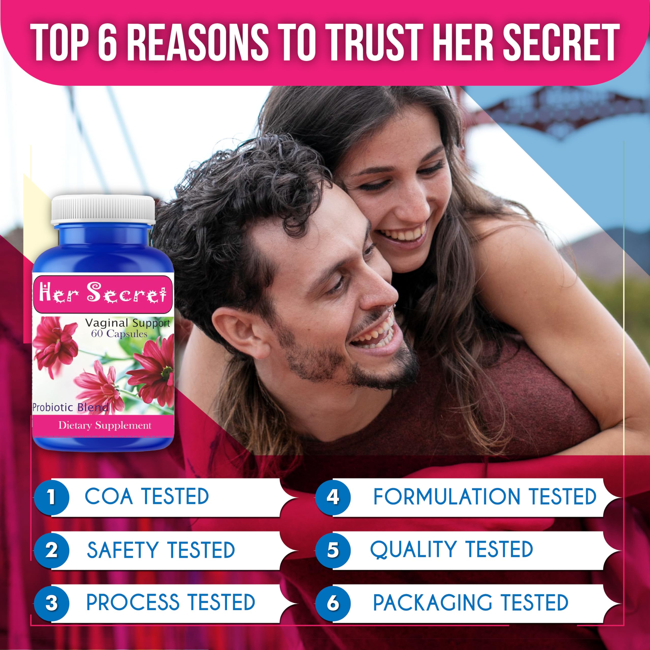 Embarrassed with Femenine Odor? Worried about Female Urinary Odor? Try Femenine Odor Supplement 60 Pills - AB Mystery
