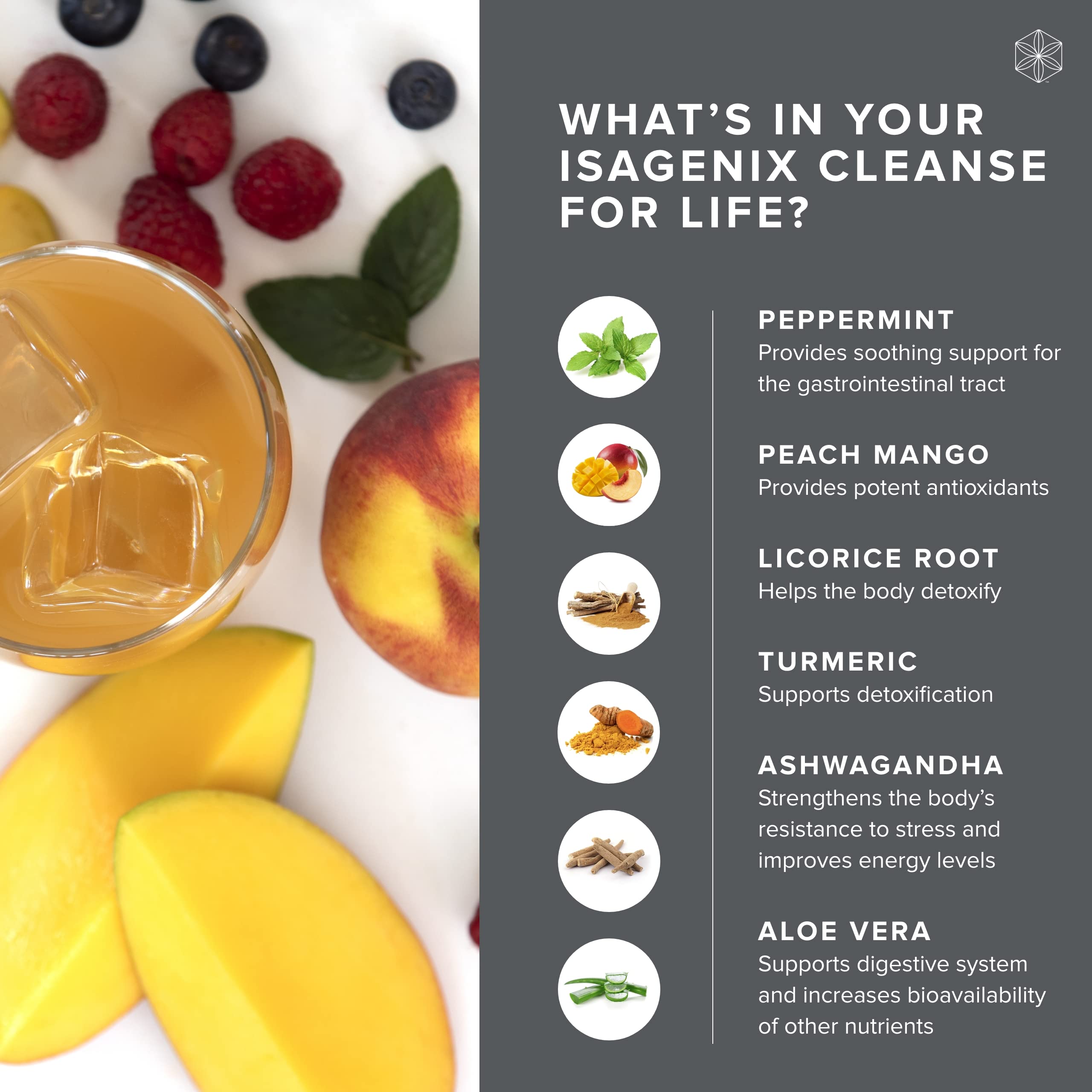 Isagenix Cleanse for Life - Detox System Support with Vitamins & Minerals - AB Mystery