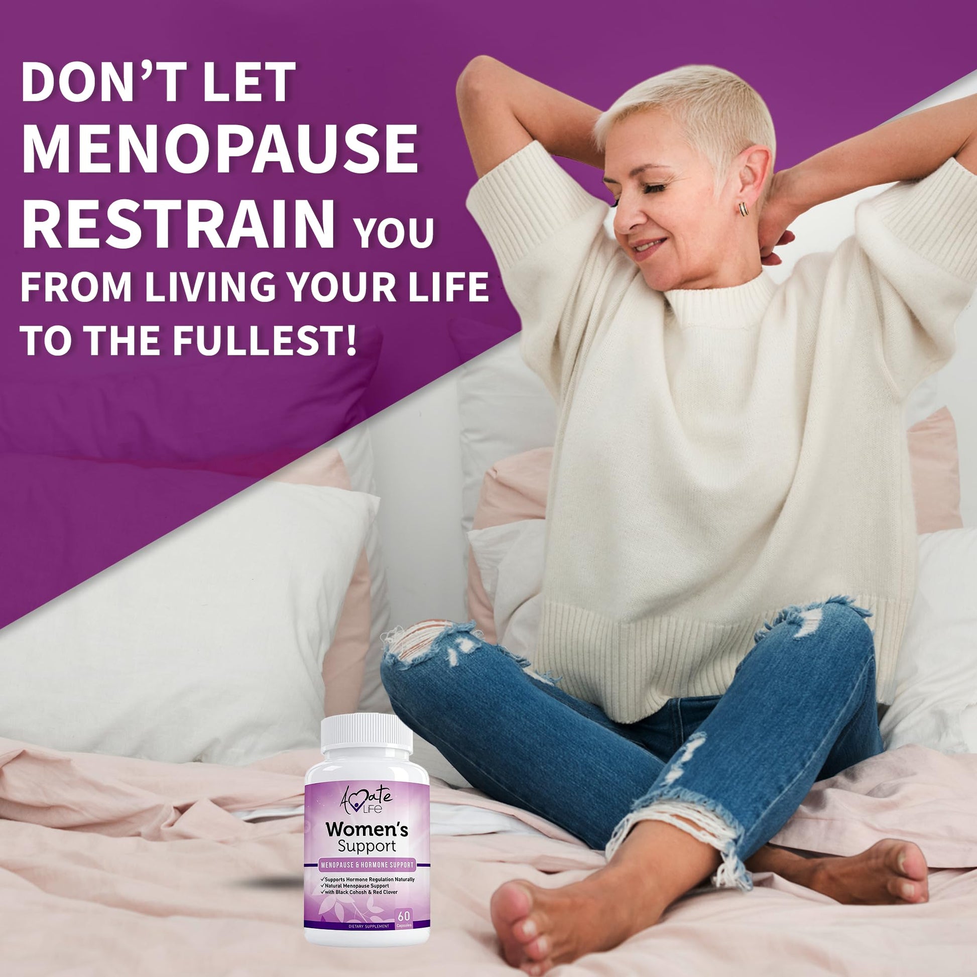 Women’s Support Supplement- Natural Hormone Regulation- Menopause Support Supplement- Estrogen Rich - AB Mystery