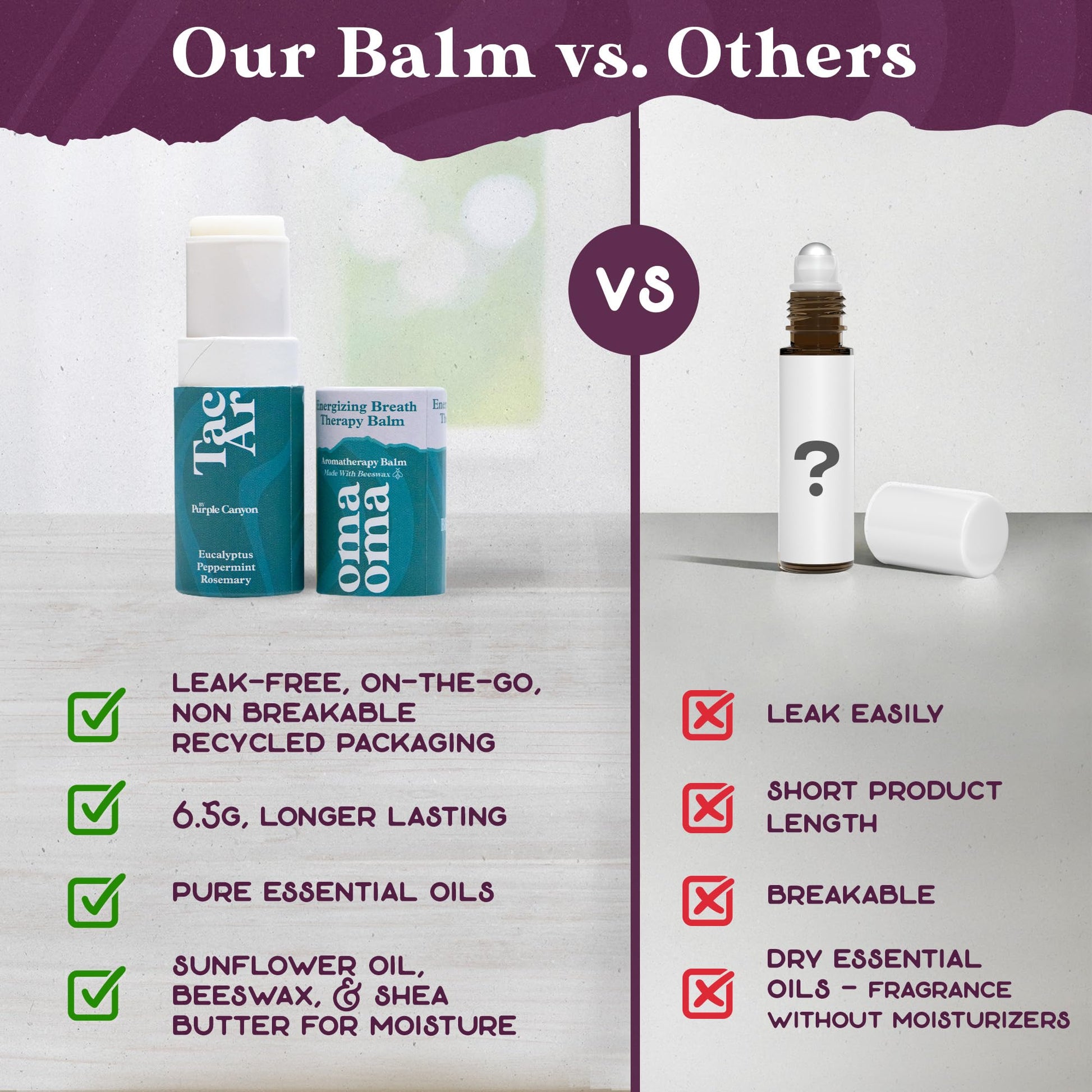 Essential Oils Balm Stick | Grounded Thought Aromatherapy Balm | All Natural Body Balm - AB Mystery