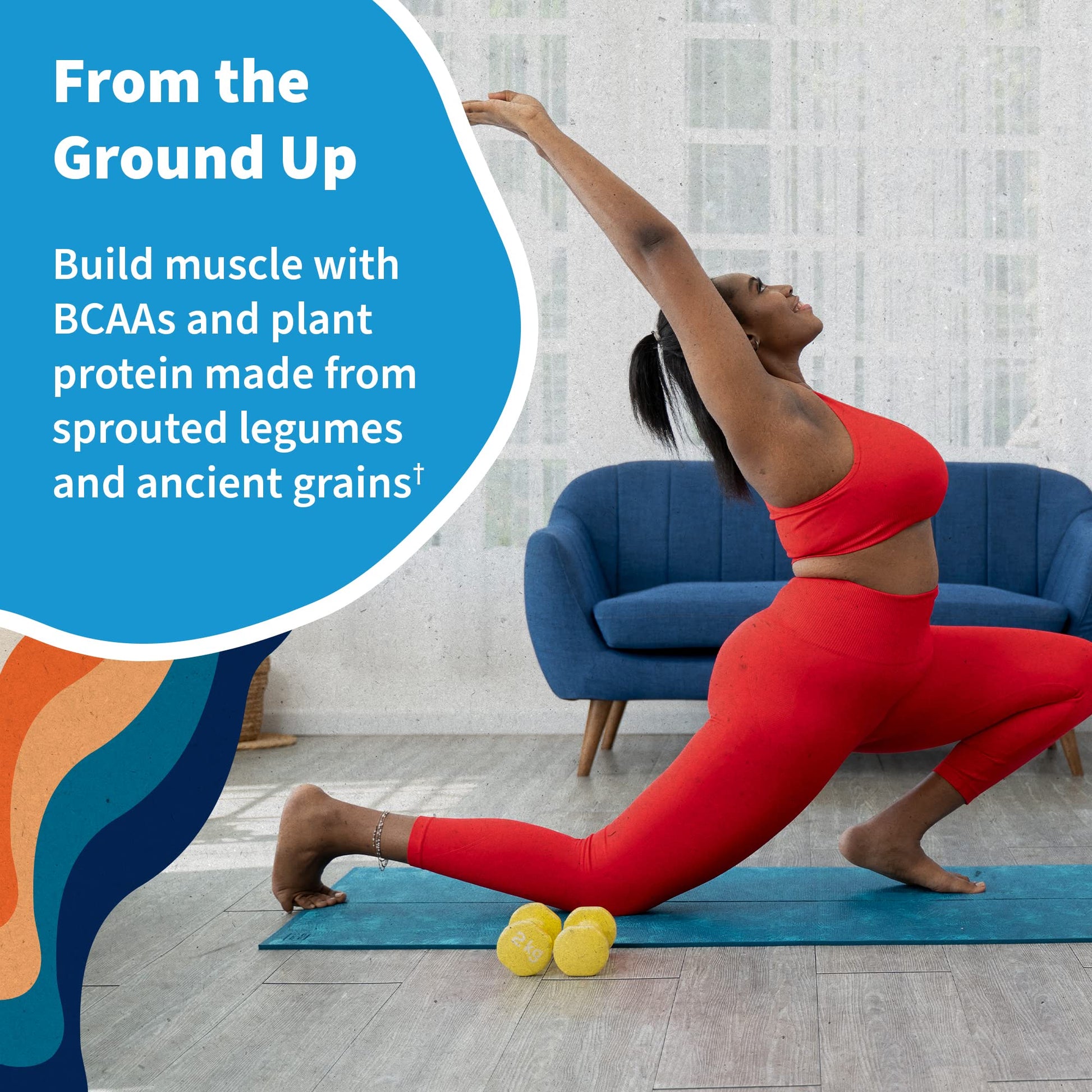 Organic Vegan Vanilla Protein Powder - Garden of Life – 22g Complete Plant Based Raw - AB Mystery