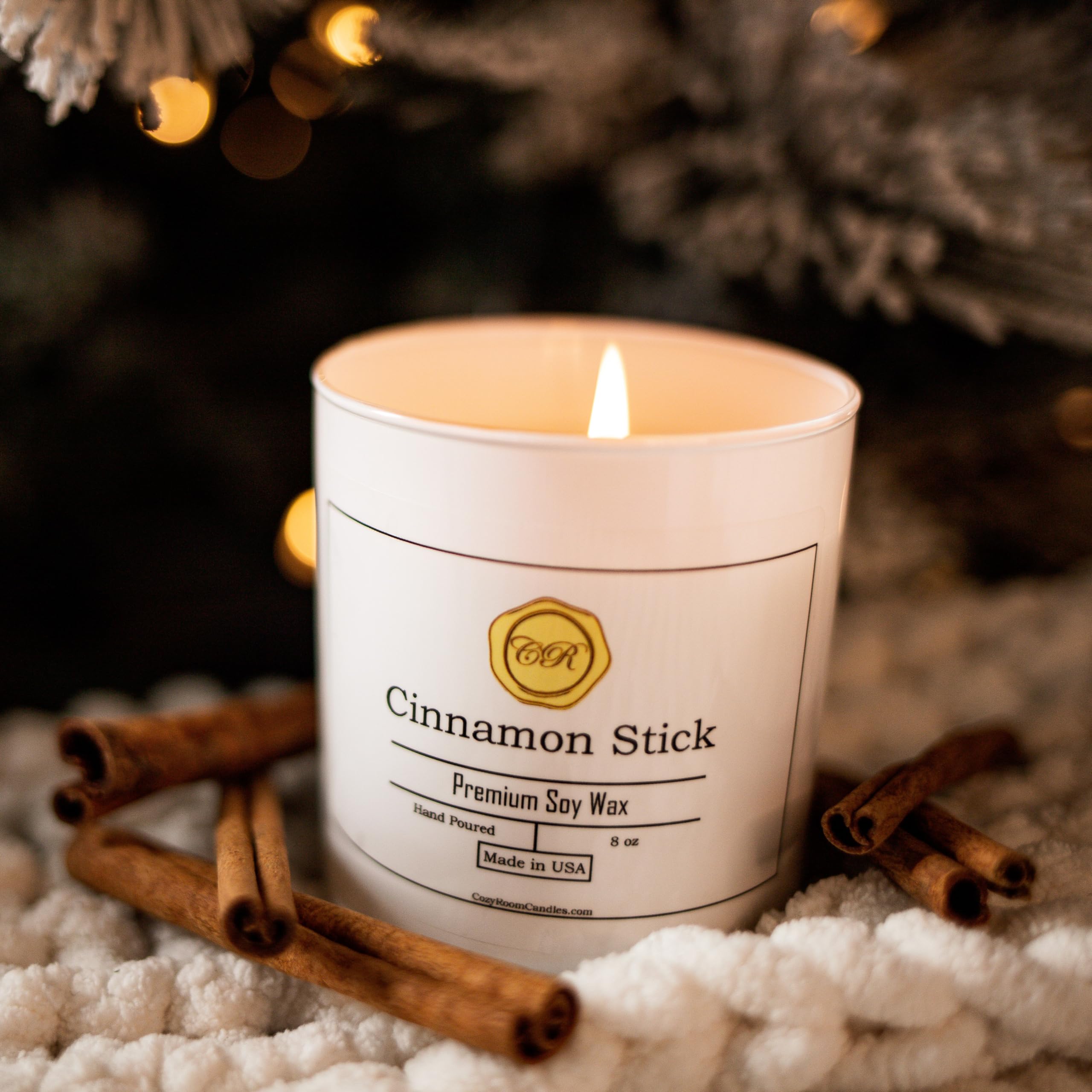 Cinnamon Stick Scented Candles/Scented Candles for Women/Soy Candles for Home/Candles - AB Mystery