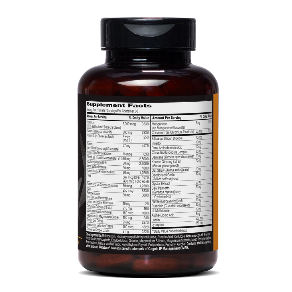 21st Century Full Fuel 365 Active Men’s Multivitamin, 120 Tablets, Daily Vitamins and Minerals for Energy, Muscle Support, Immune Health, No Gluten - AB Mystery