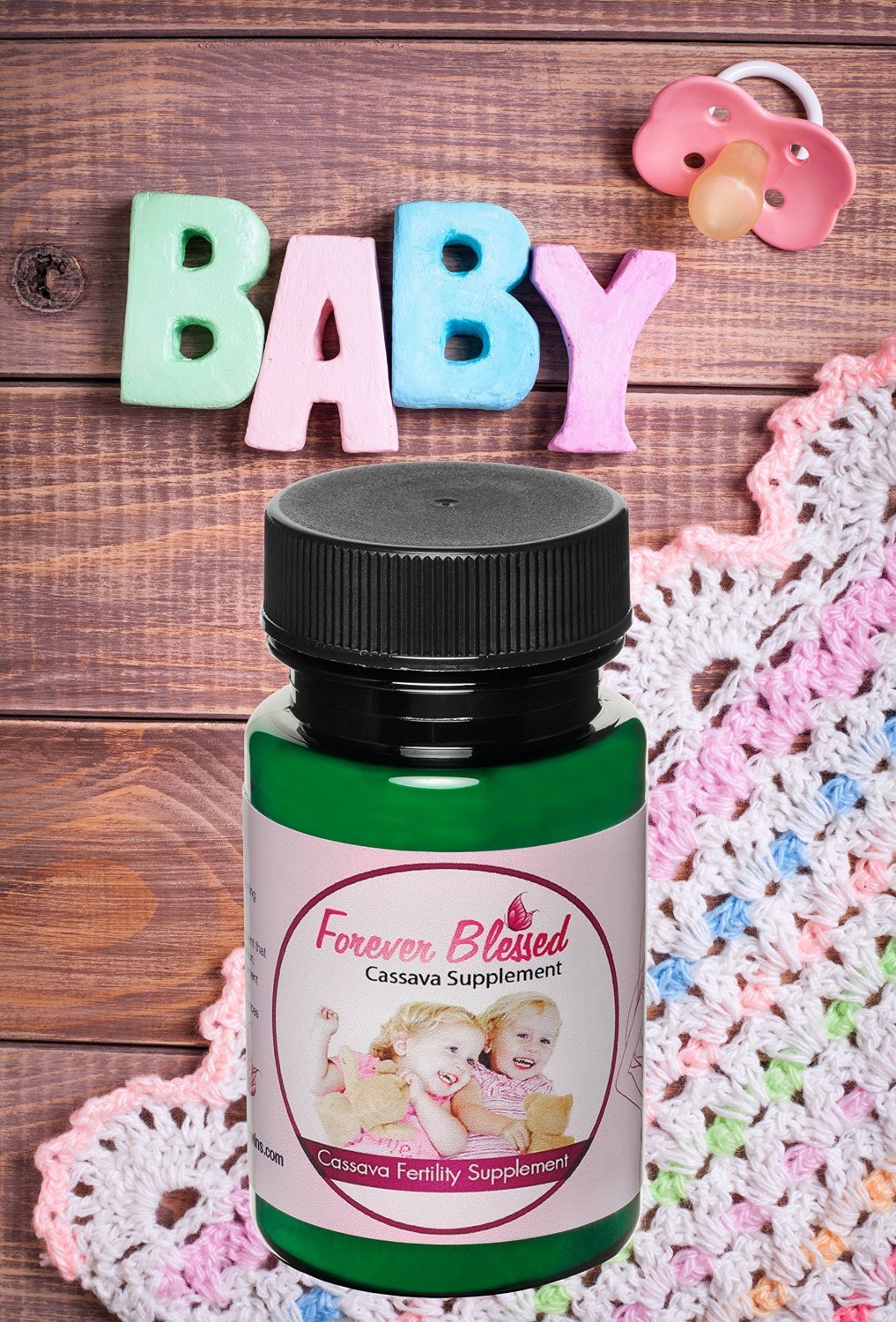 Cassava Twins 1 Month Supply Organic Cassava Root - Fertility Supplement for Twins Cassava Twins