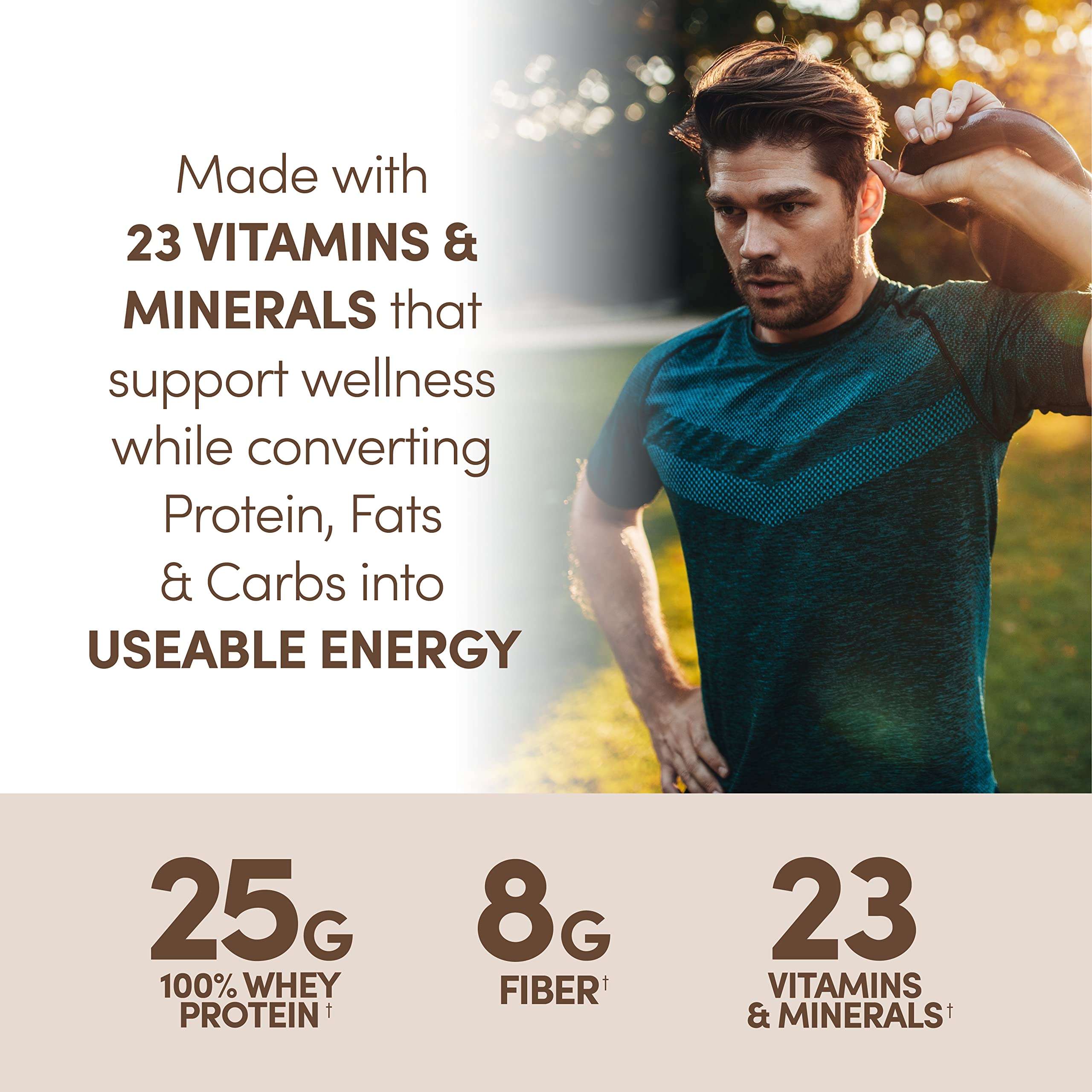 Designer Wellness, Designer Whey Protein Meal Powder with Vitamins, Minerals, and Organ - AB Mystery