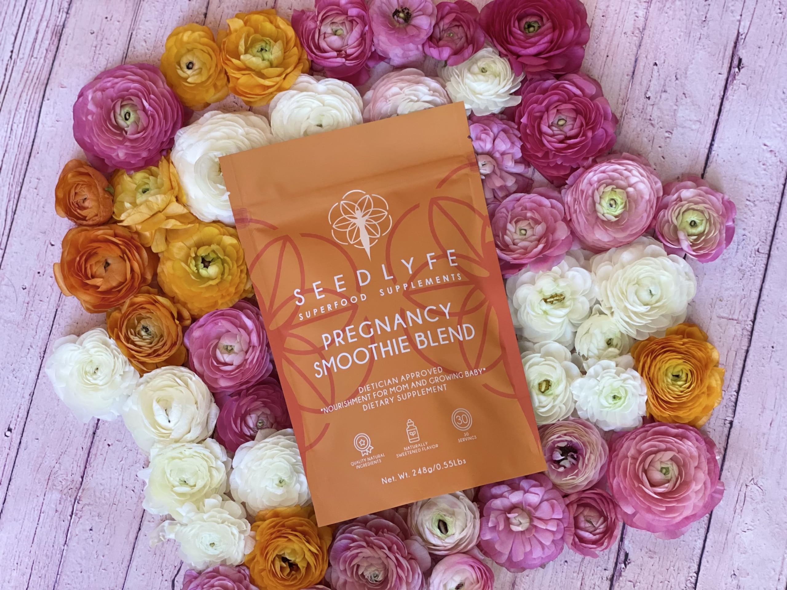 SEEDLYFE Pregnancy Superfood Smoothie Powder | Protein, Veggies, Antioxidants SEEDLYFE