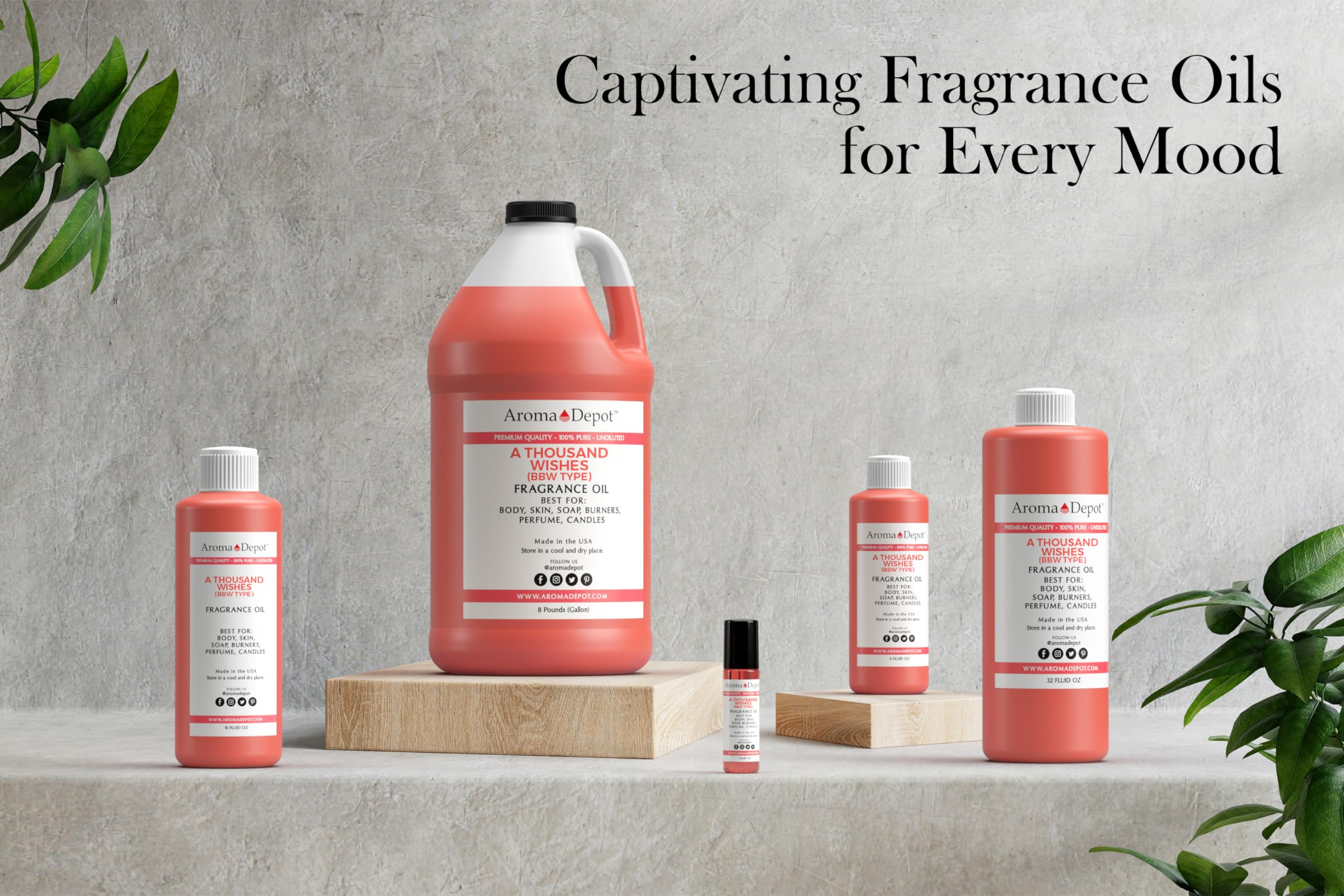 A Thousand Wishes 4oz Fragrance Oil I Perfume I Skin Oil I Scented Oil. DIY Projects Such as Candles - AB Mystery