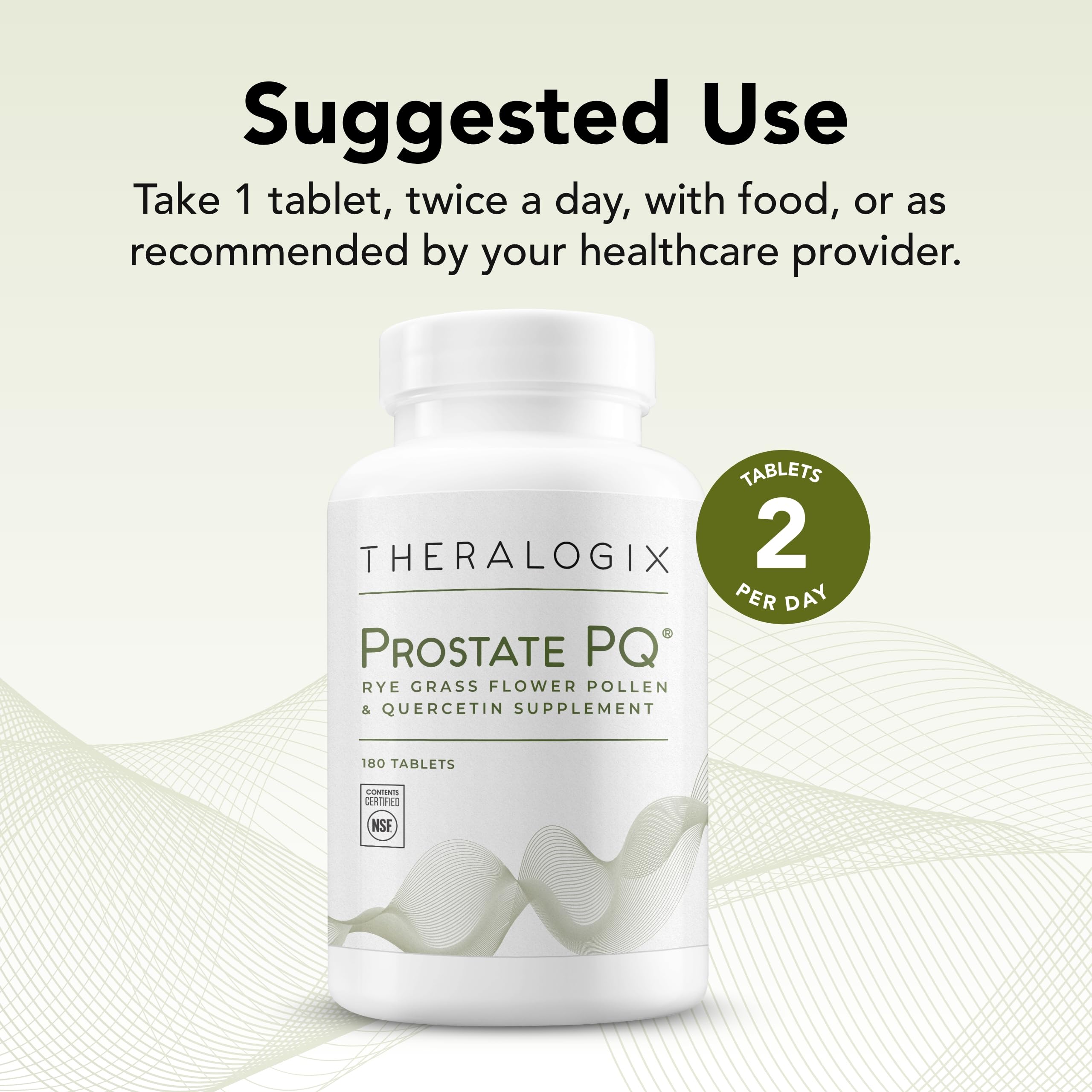 Theralogix Prostate PQ - Rye Grass Pollen Extract & Quercetin Supplement - 90-Day - AB Mystery