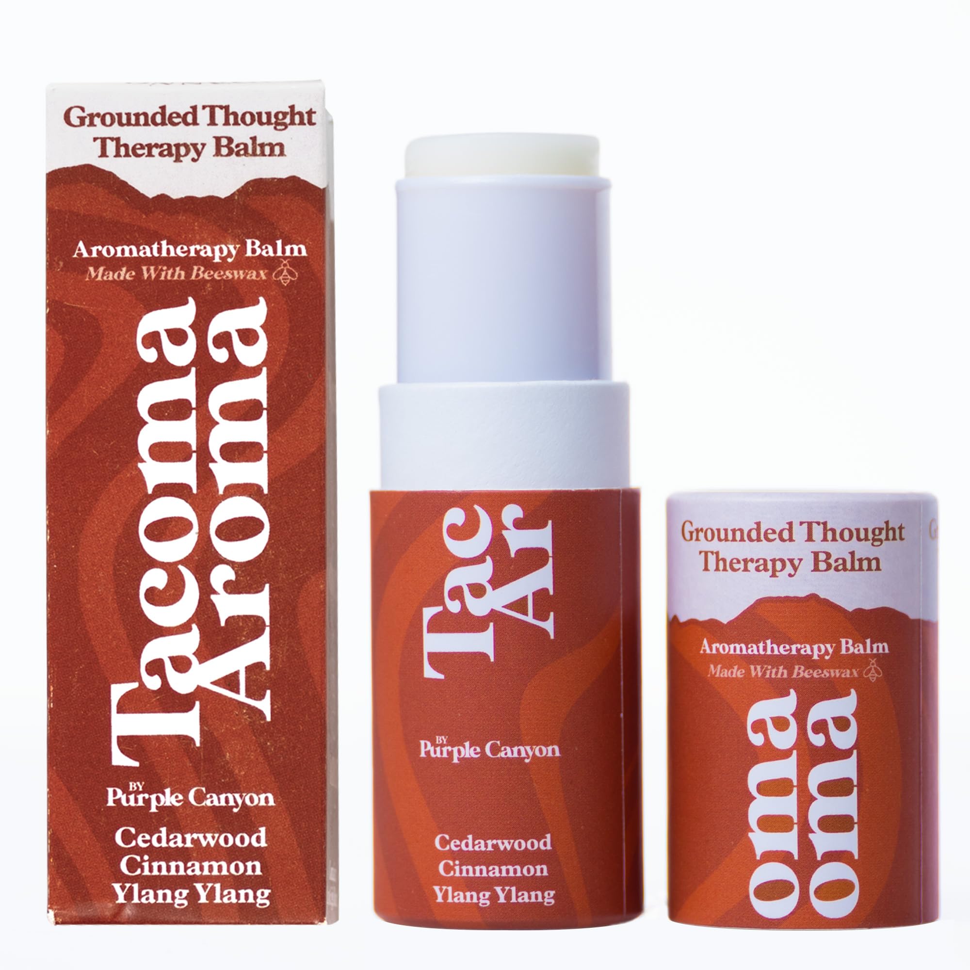 Essential Oils Balm Stick | Grounded Thought Aromatherapy Balm | All Natural Body Balm