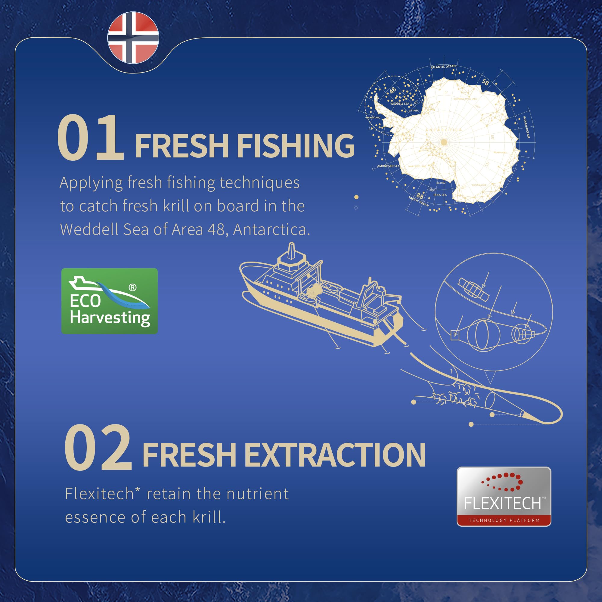 NYO3 Antarctic Krill Oil 1000mg Omega 3 Supplement, EPA & DHA, 90 Softgels Astaxanthin - AB Mystery