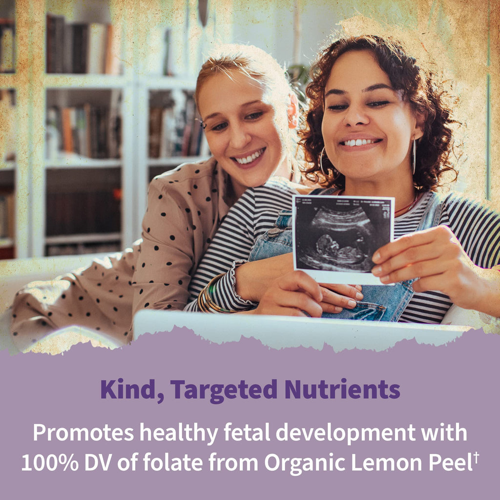 Garden of Life Organics Prenatal Vitamin: Folate for Energy & Healthy Fetal Development & Vitamin D Garden of Life