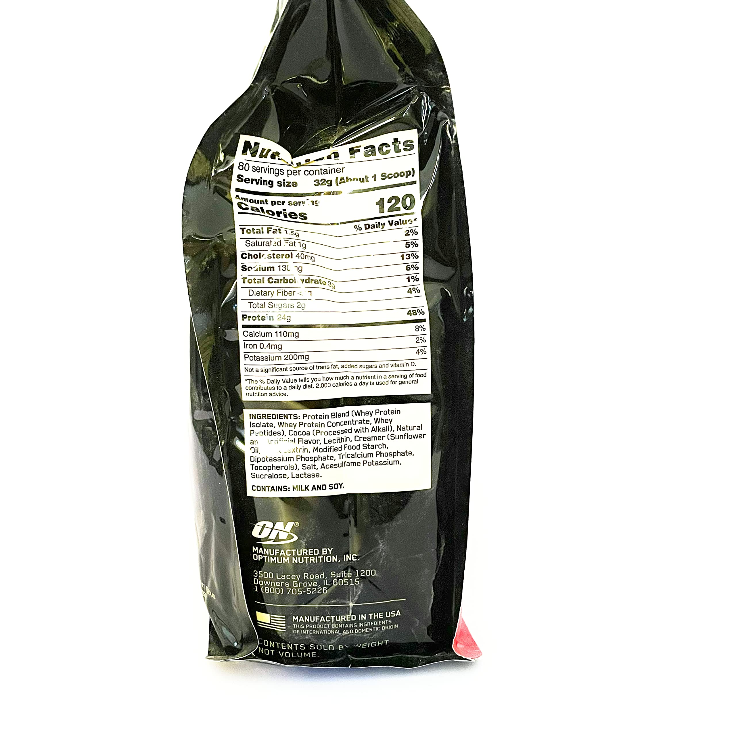 100% Whey Gold Standard, Extreme Milk Chocolate, 5 lb - AB Mystery