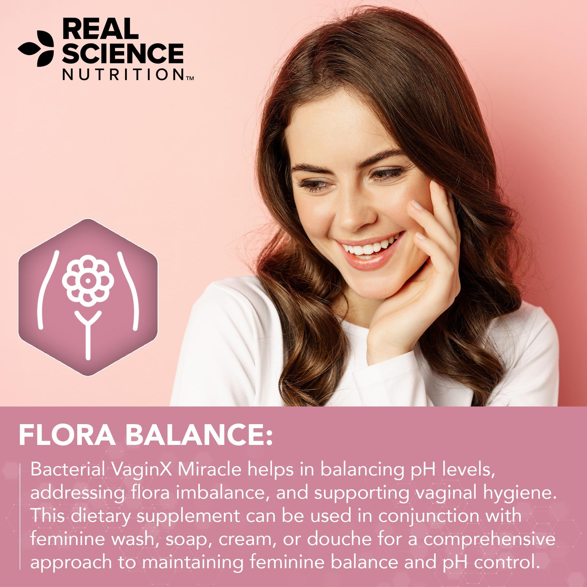 Real Science Nutrition Offers Bacterial VaginX Miracle - Nitric Oxide Enhanced Formulated - AB Mystery