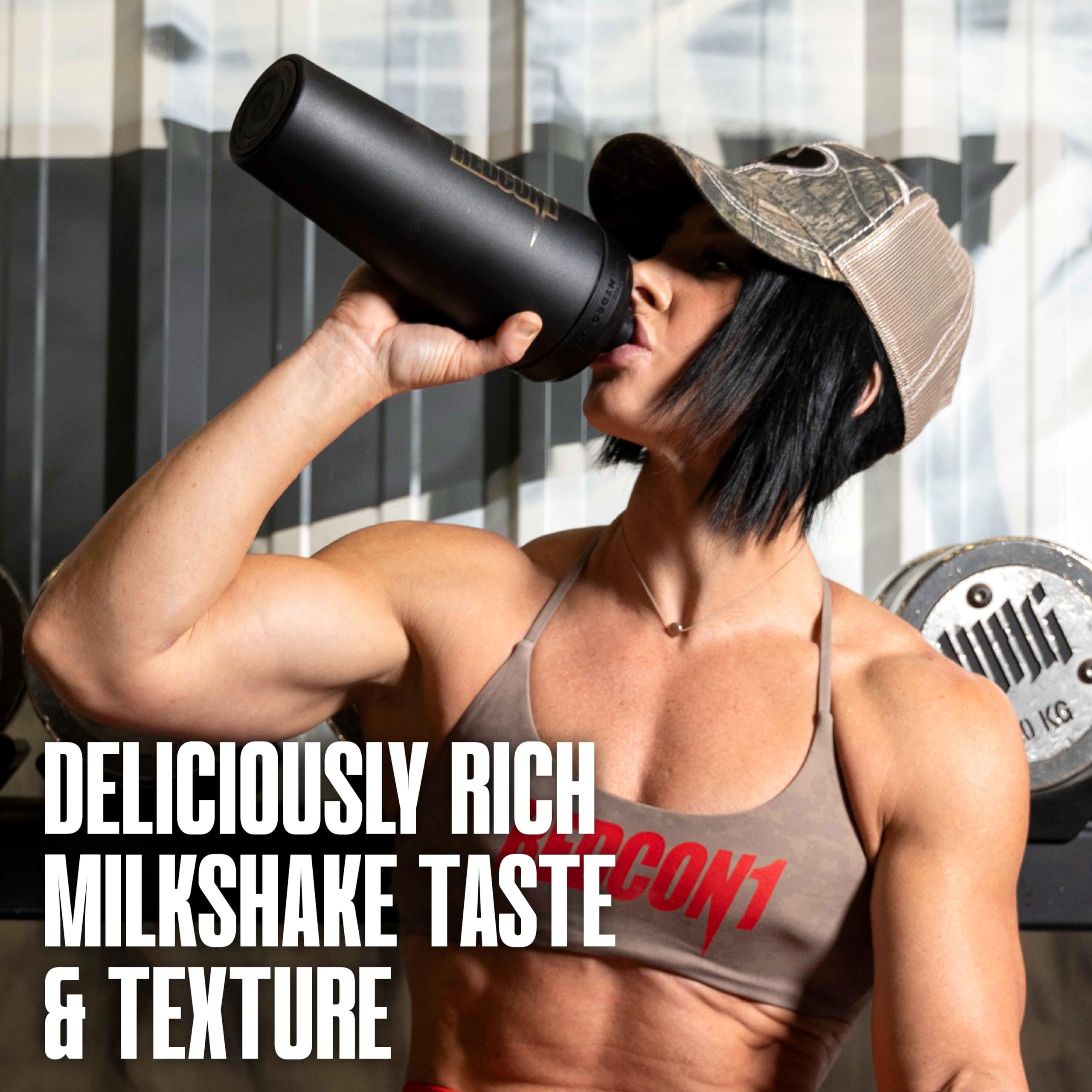 REDCON1 x Mossy Oak MRE Lite Whole Food Protein Powder, Chocolate Moose - Low Carb - AB Mystery