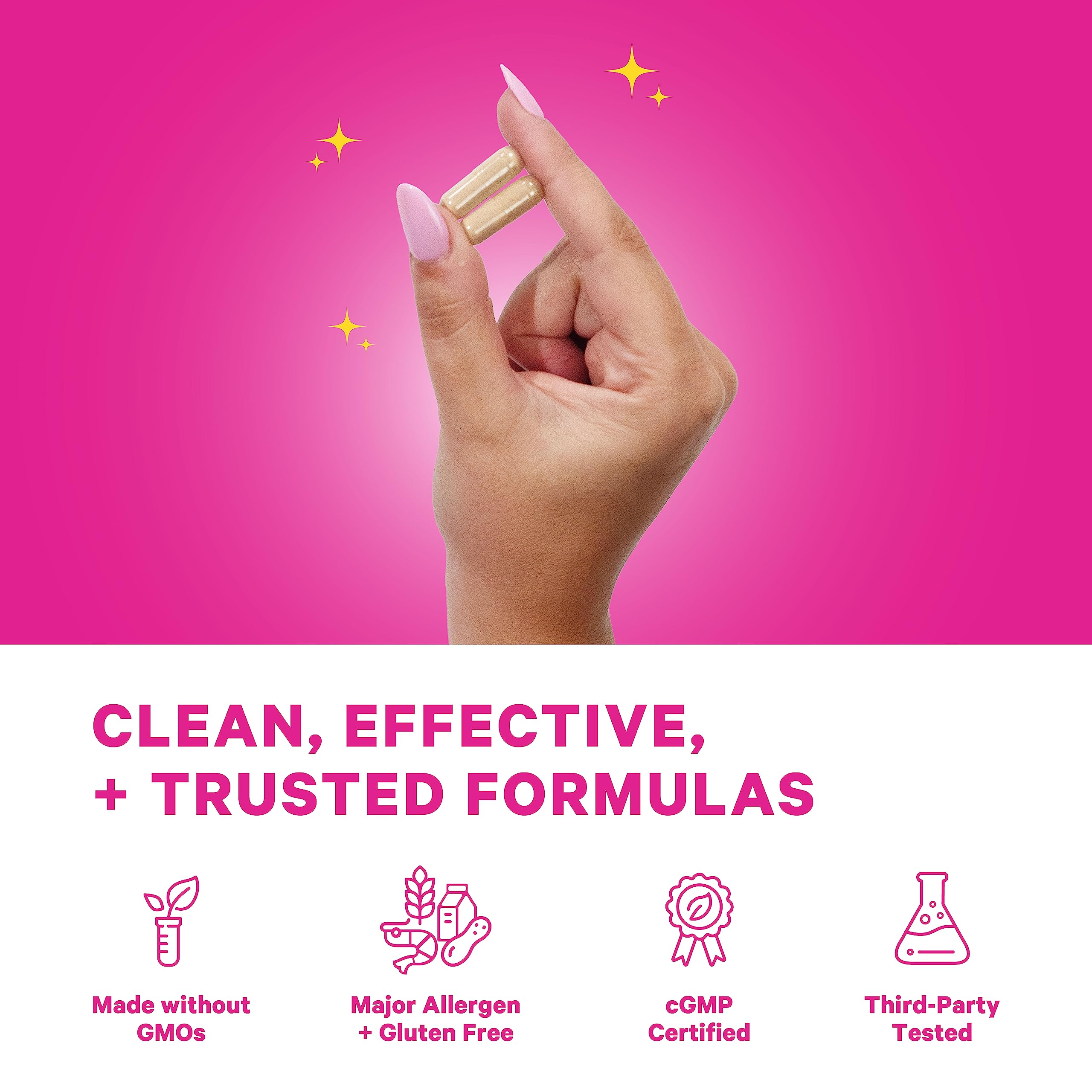 Pink Stork Fertility Supplement for Women + Birth Control Cleanse, Hormone Balance for Women, Vitex Pink Stork