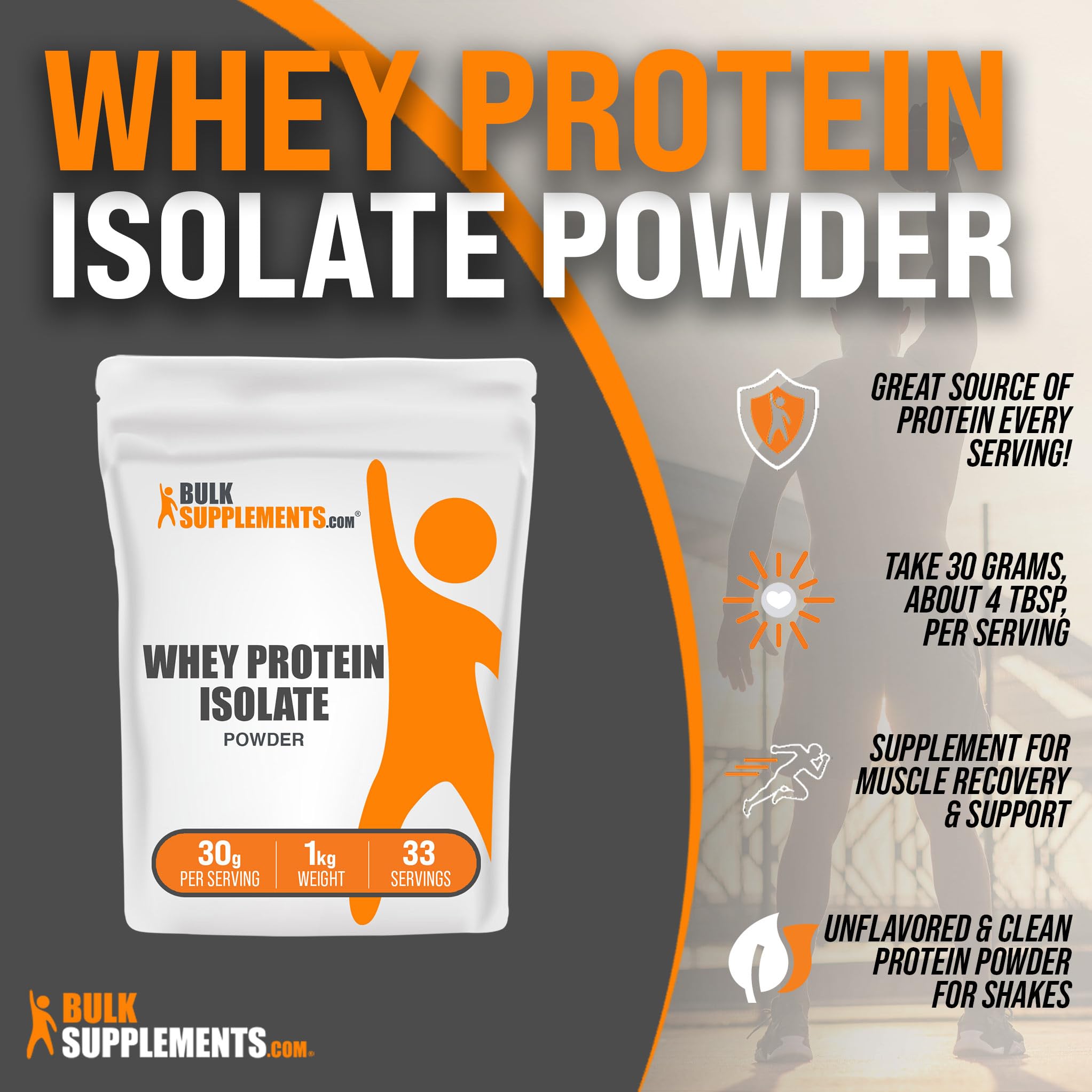 BulkSupplements.com Whey Protein Isolate Powder - Protein Supplement - Protein Powder - AB Mystery