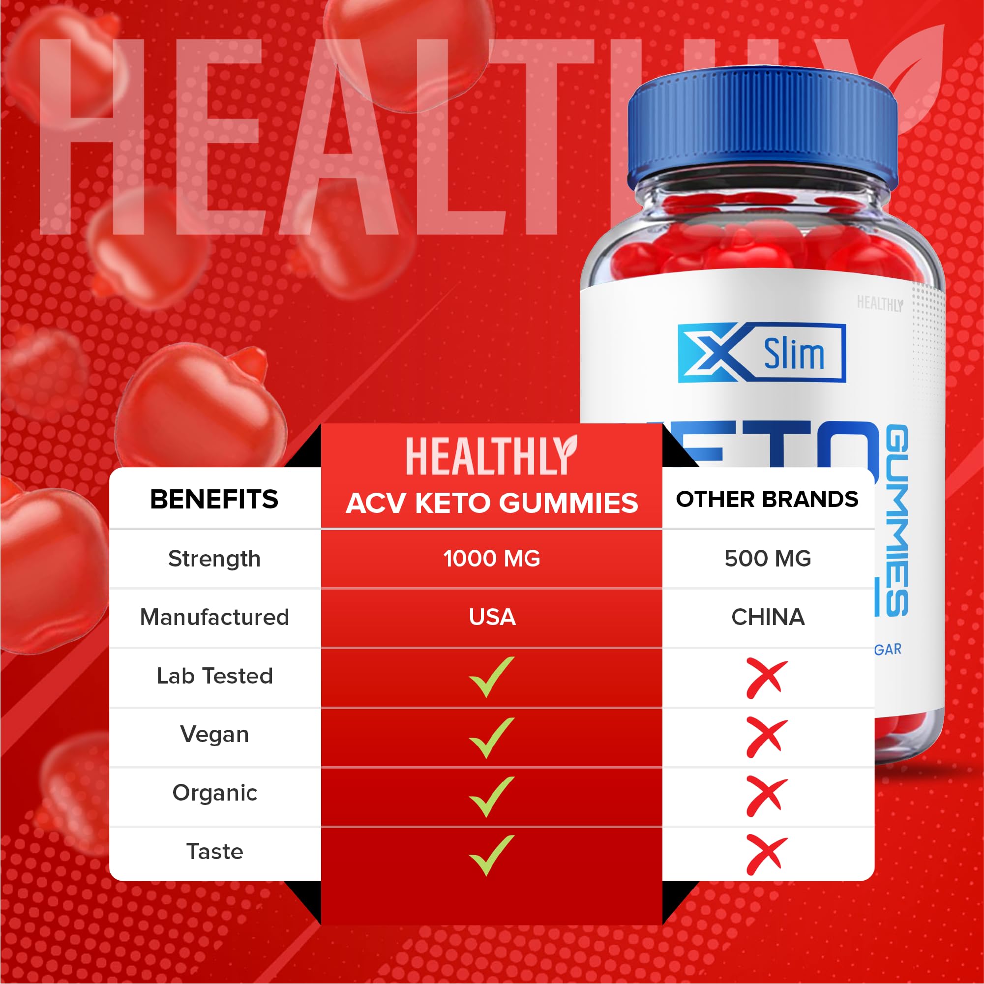 (5 Pack) Xslim Keto Acv Gummies, Xslim Keto Gummies, X Slim Keto Acv Gummies Weight