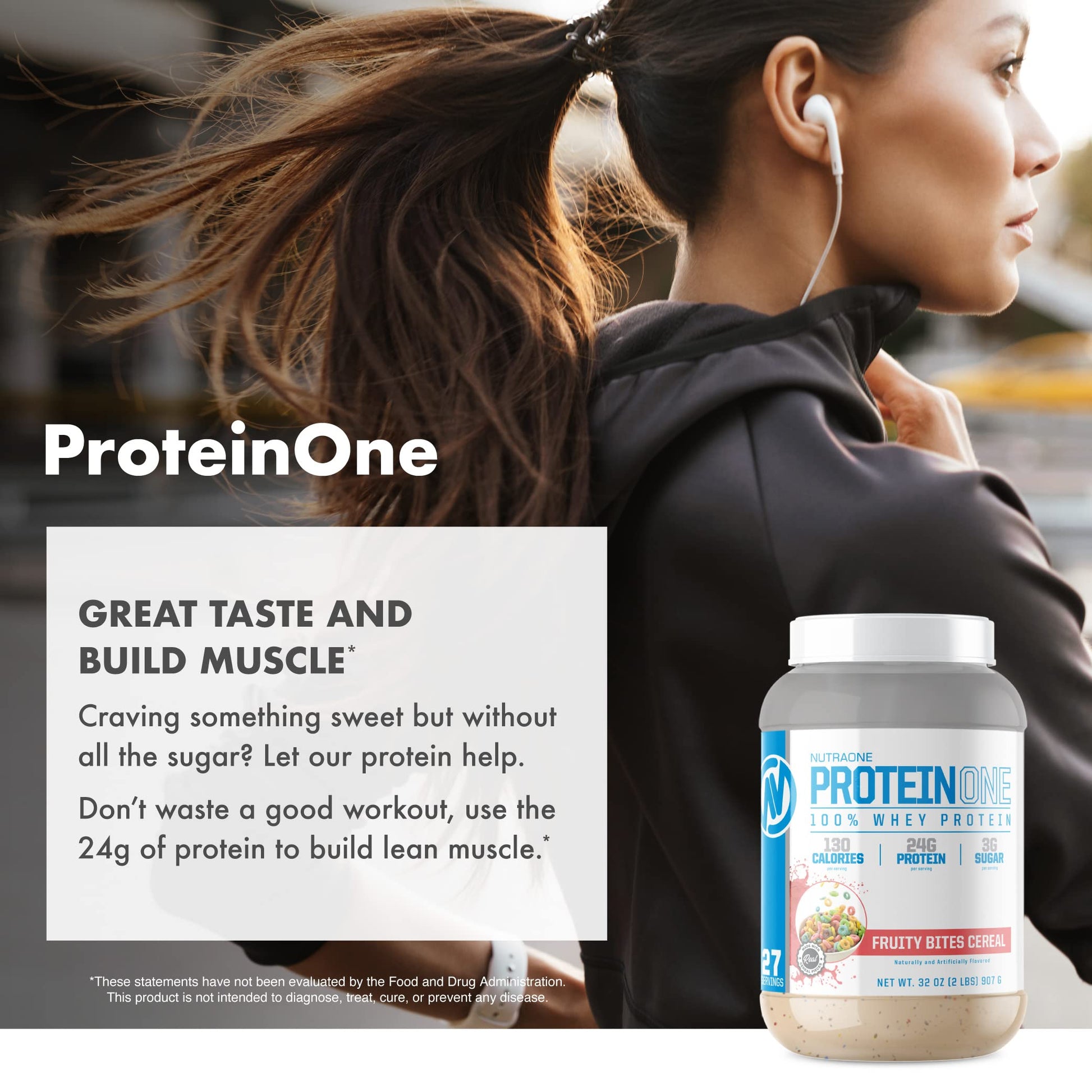 ProteinOne Whey Protein by NutraOne —Promote Recovery and Build Muscle - AB Mystery