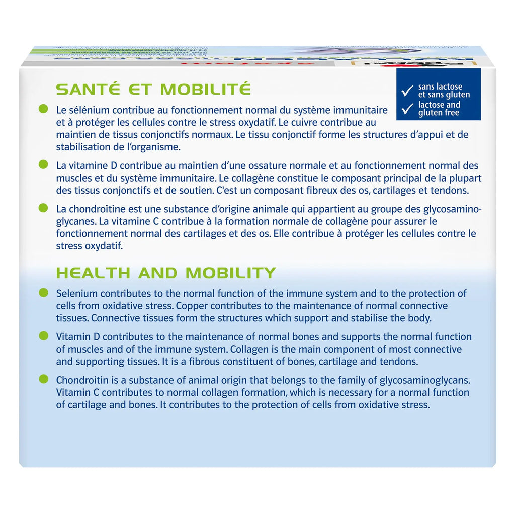 Doppelherz - Kollagen 11000 Plus - Collagen hydrolysate, chondroitin Sulphate, Vitamins C and D and Trace Elements - for Bones, cartilages and tendons - Wild Berry Flavour Liquid- 30 Bottles of 25ml - AB Mystery
