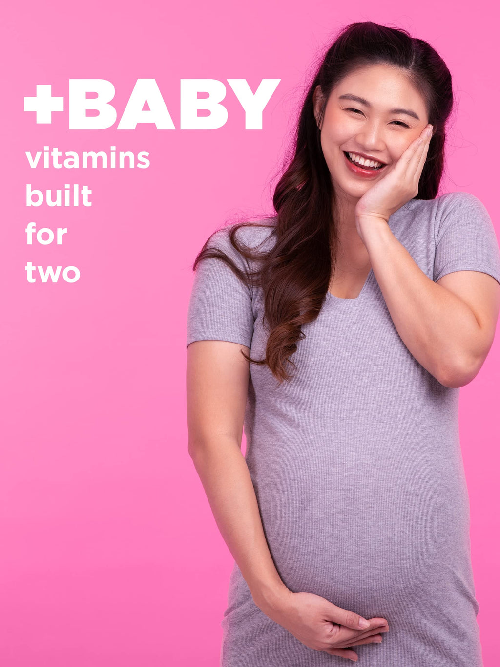 PINK Prenatal Vitamins | 60 Gummies with DHA and Folic Acid | Non-GMO & Gluten Free Multivitamin PINK