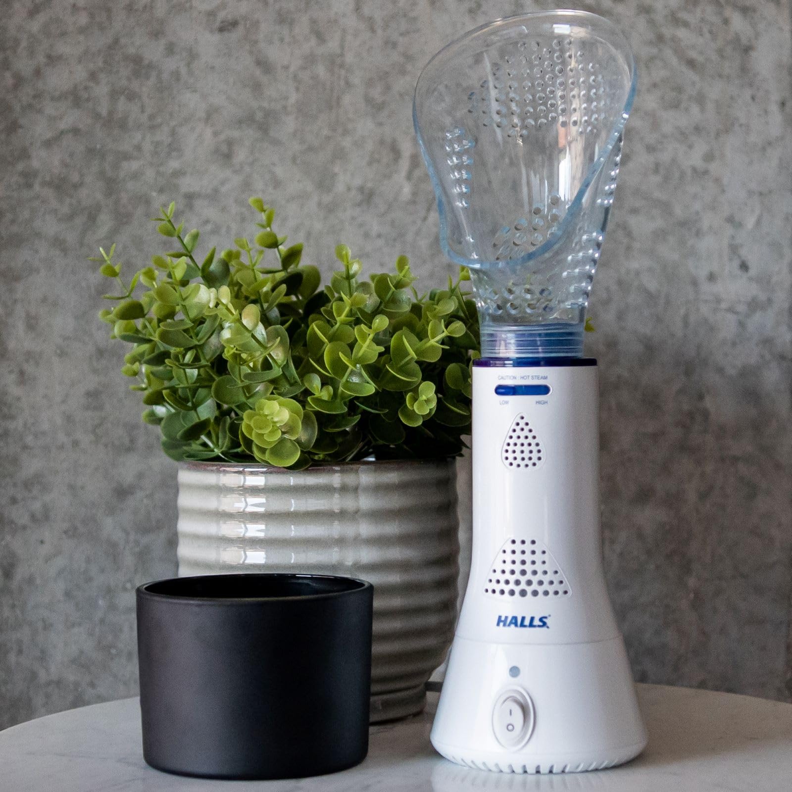 Crane x HALLS Corded Personal Steam Inhaler for Sinus, Congestion, Cough, & Cold Relief - AB Mystery