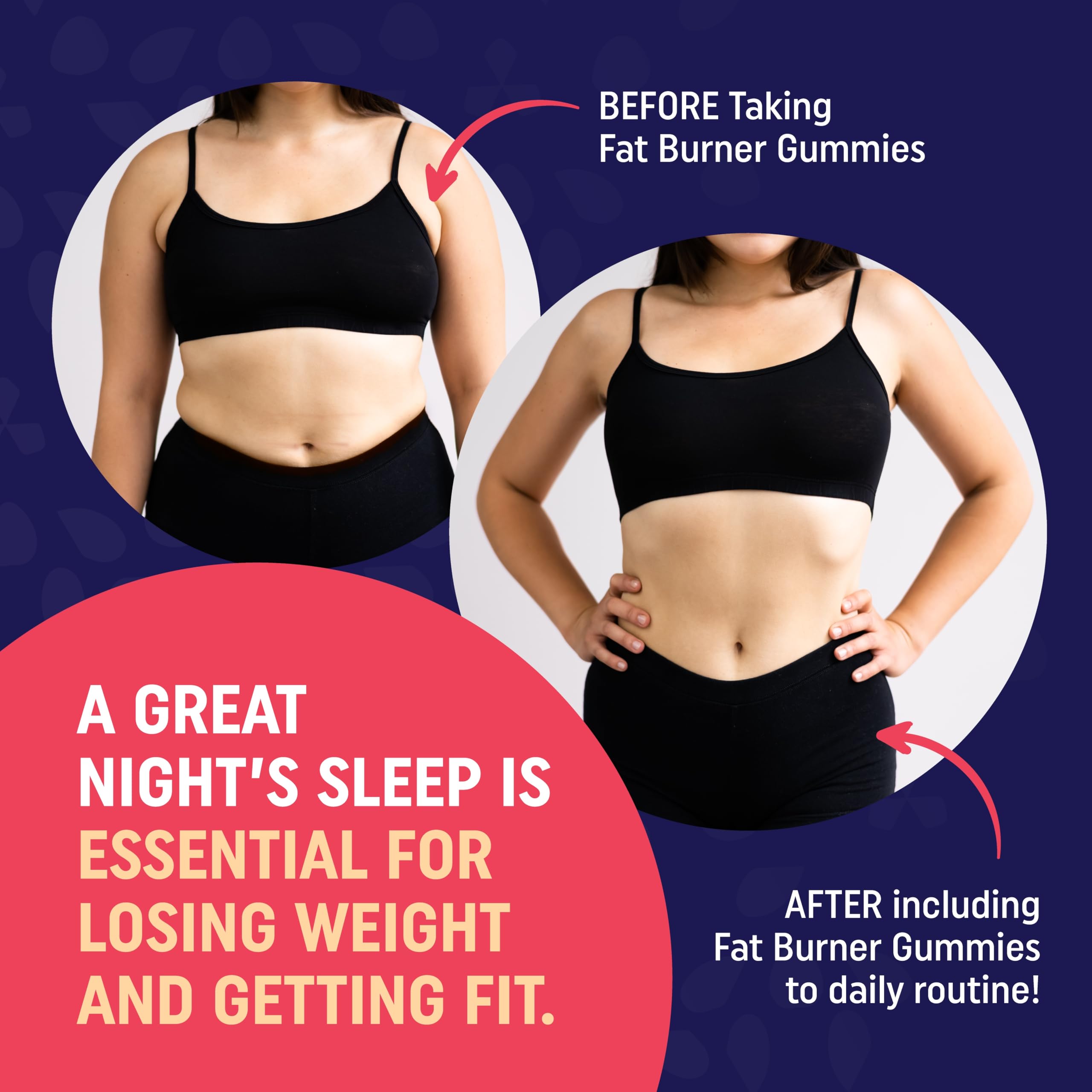 Sugar-Free Night Time Fat Burner Gummies for Sleep & Weight Loss Support | Hunger - AB Mystery