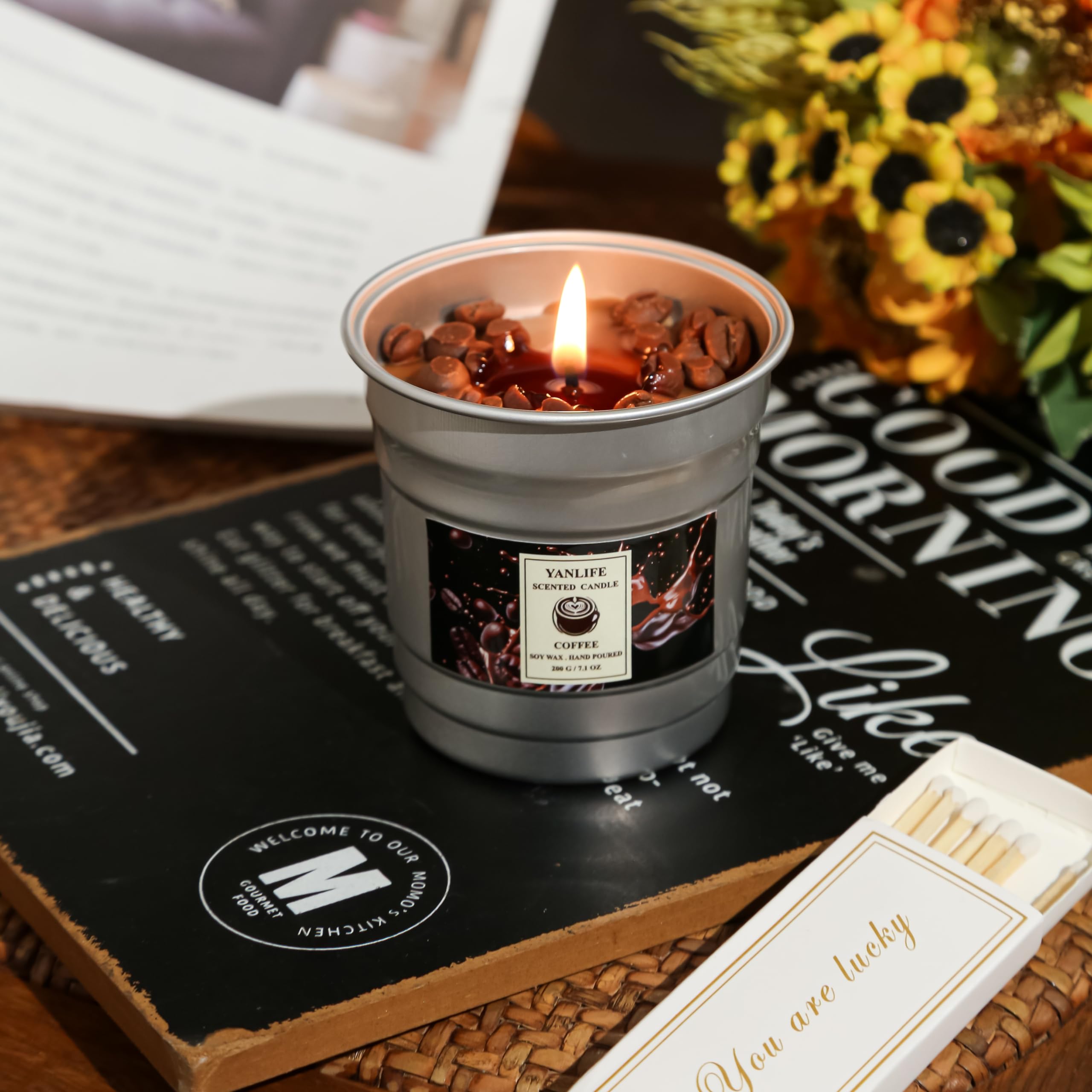 YANLIFE Scented Candles Set | Soy Candles for Home Scented | Perfect Candles for Women - AB Mystery