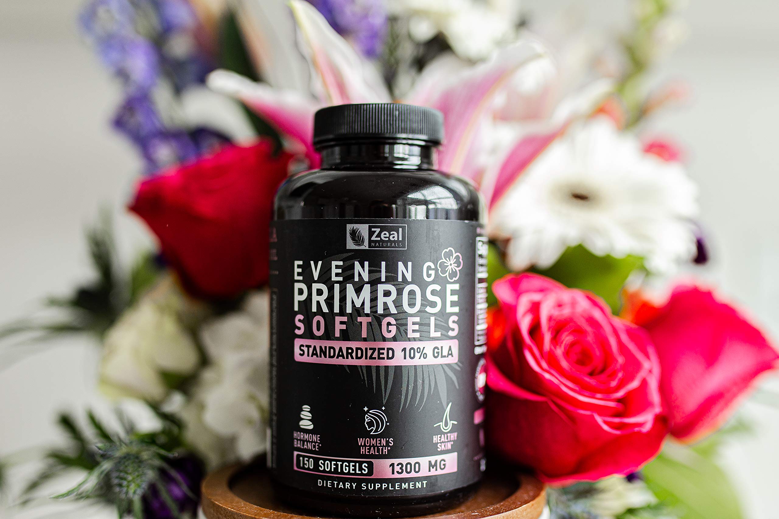 Evening Primrose Oil Capsules (150 Liquid Softgels | 1300mg) Premium Evening Primrose Oil – Natural - AB Mystery