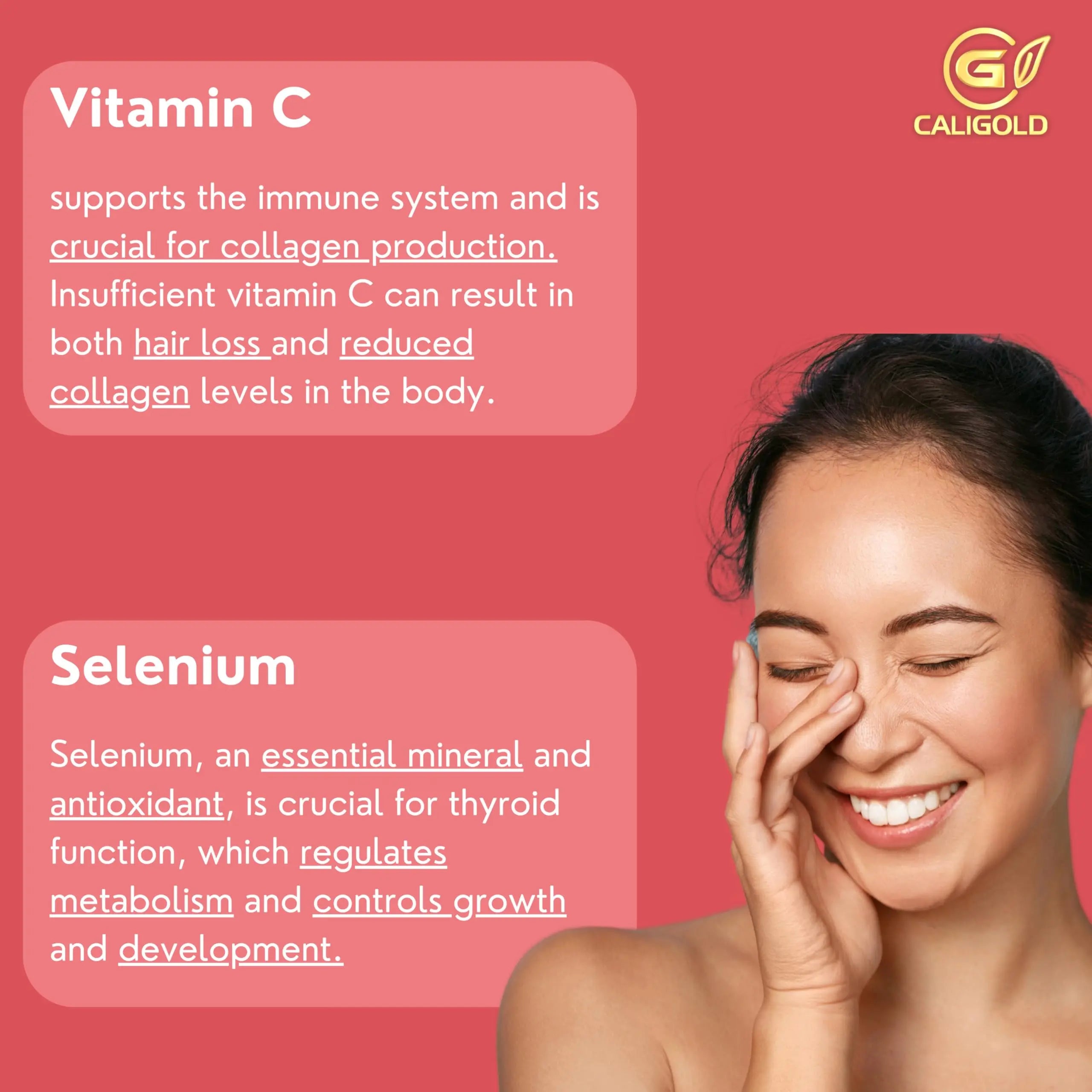 CALIGOLD Health Super Marine Collagen Liquid - Excellent for Hair, Skin, Nails and Joints - AB Mystery