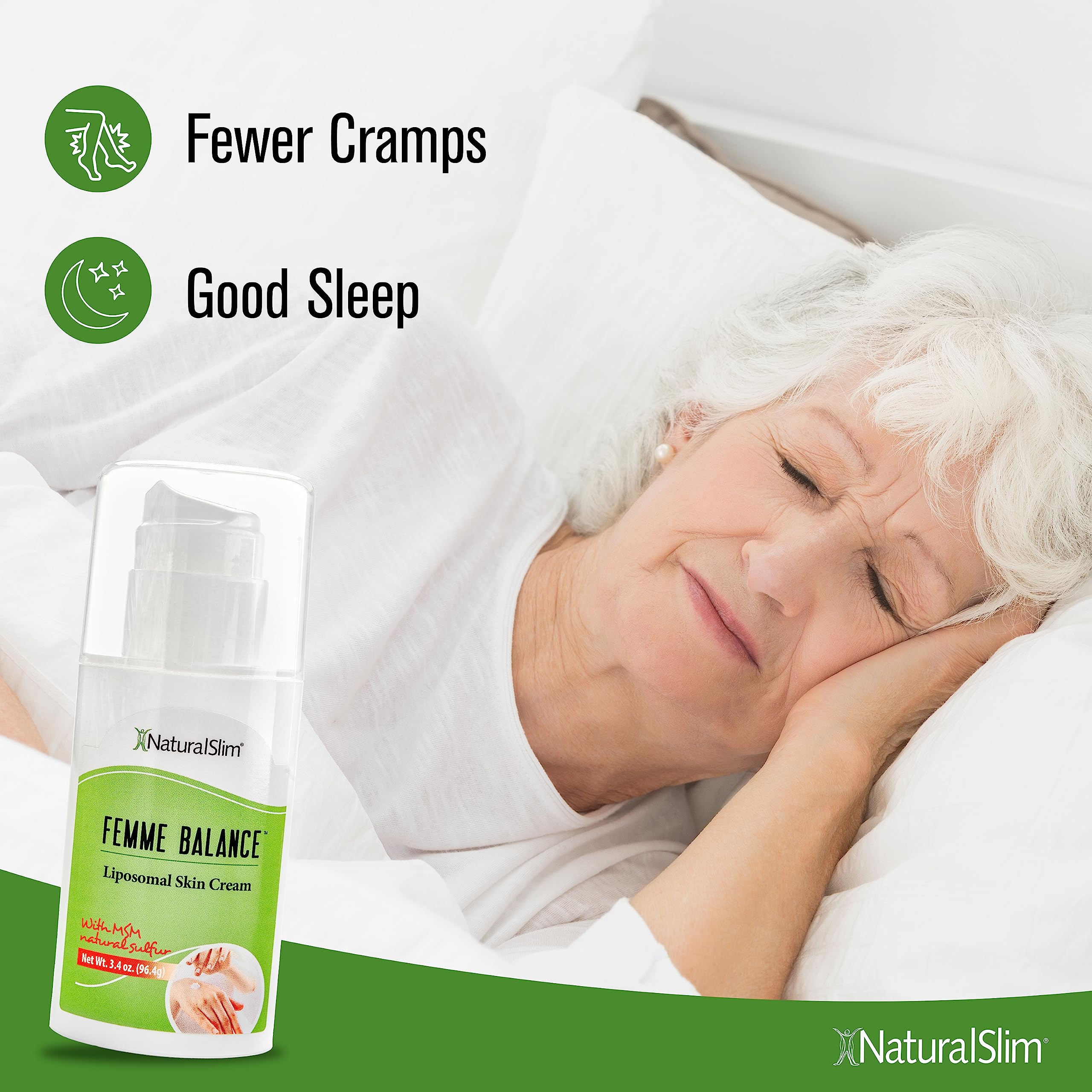 NaturalSlim Femme Balance - Progesterone Cream for Women - Natural Hormonal Balance & Menopause - AB Mystery