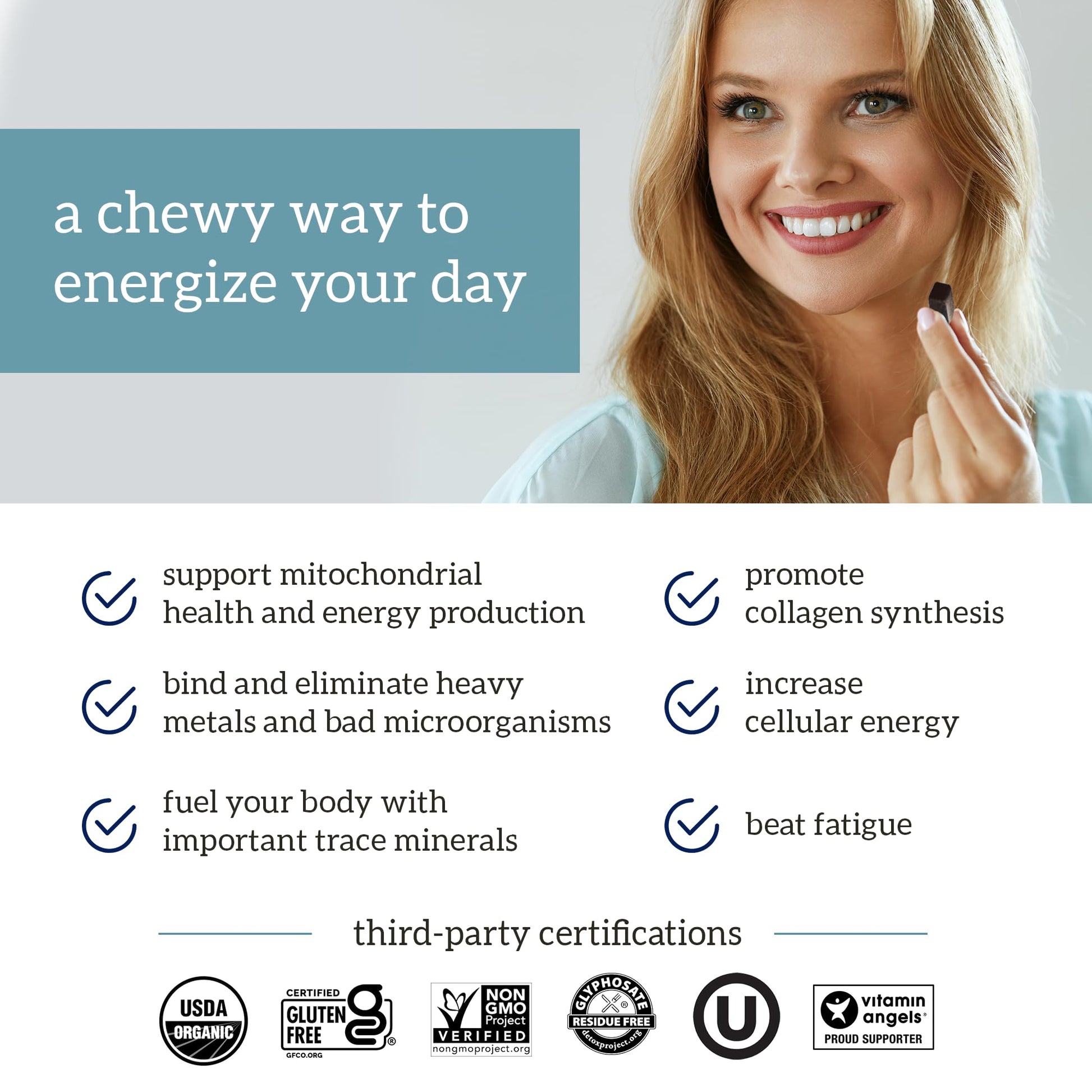 Organifi - Shilajit Gummies - Supports Natural Energy and Strength - Vanilla Cinnamon - AB Mystery